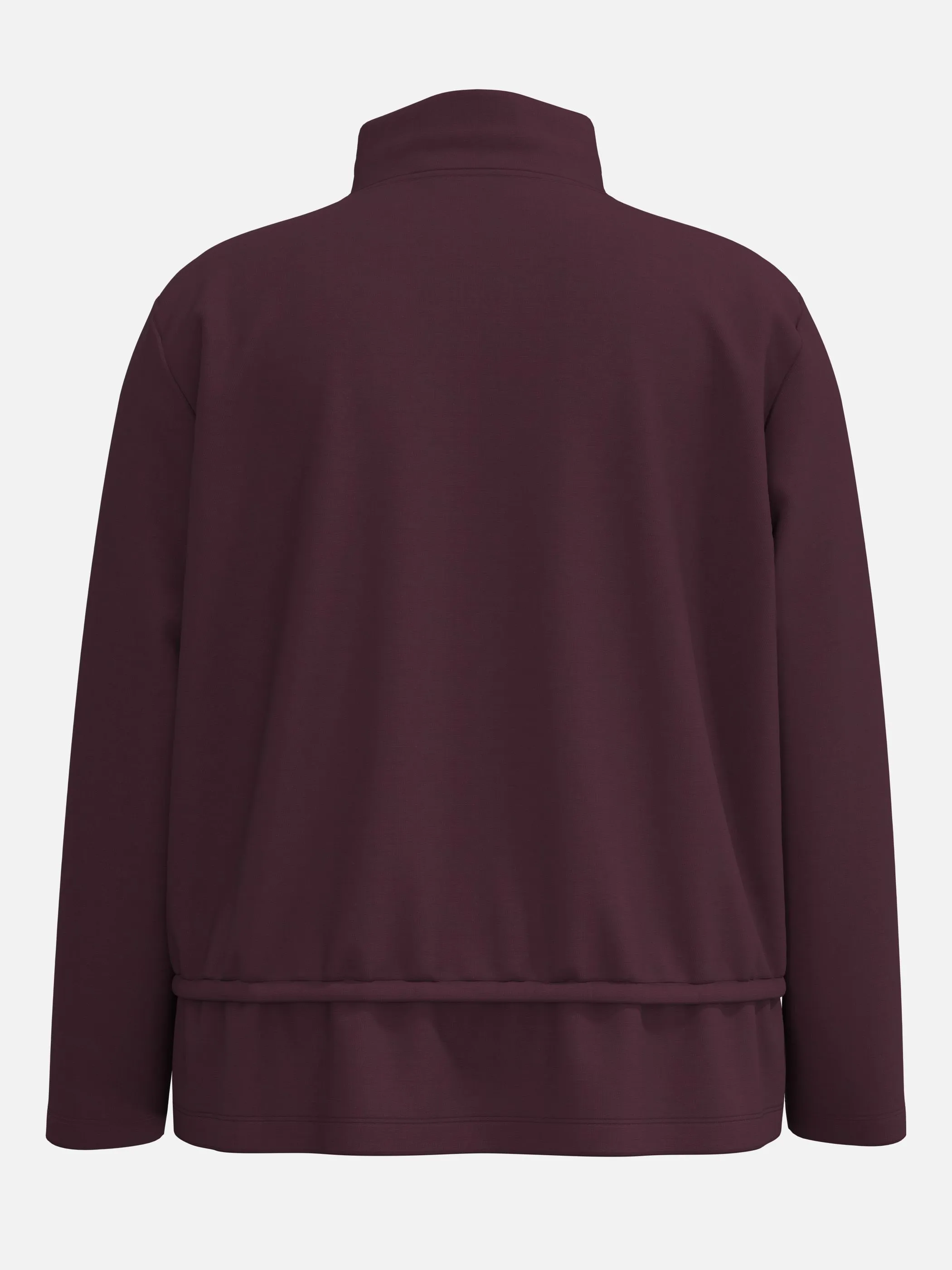 Sonja Blank Da-gr.Gr. Sweatjacke Rot 930004 AUBERGINE 2