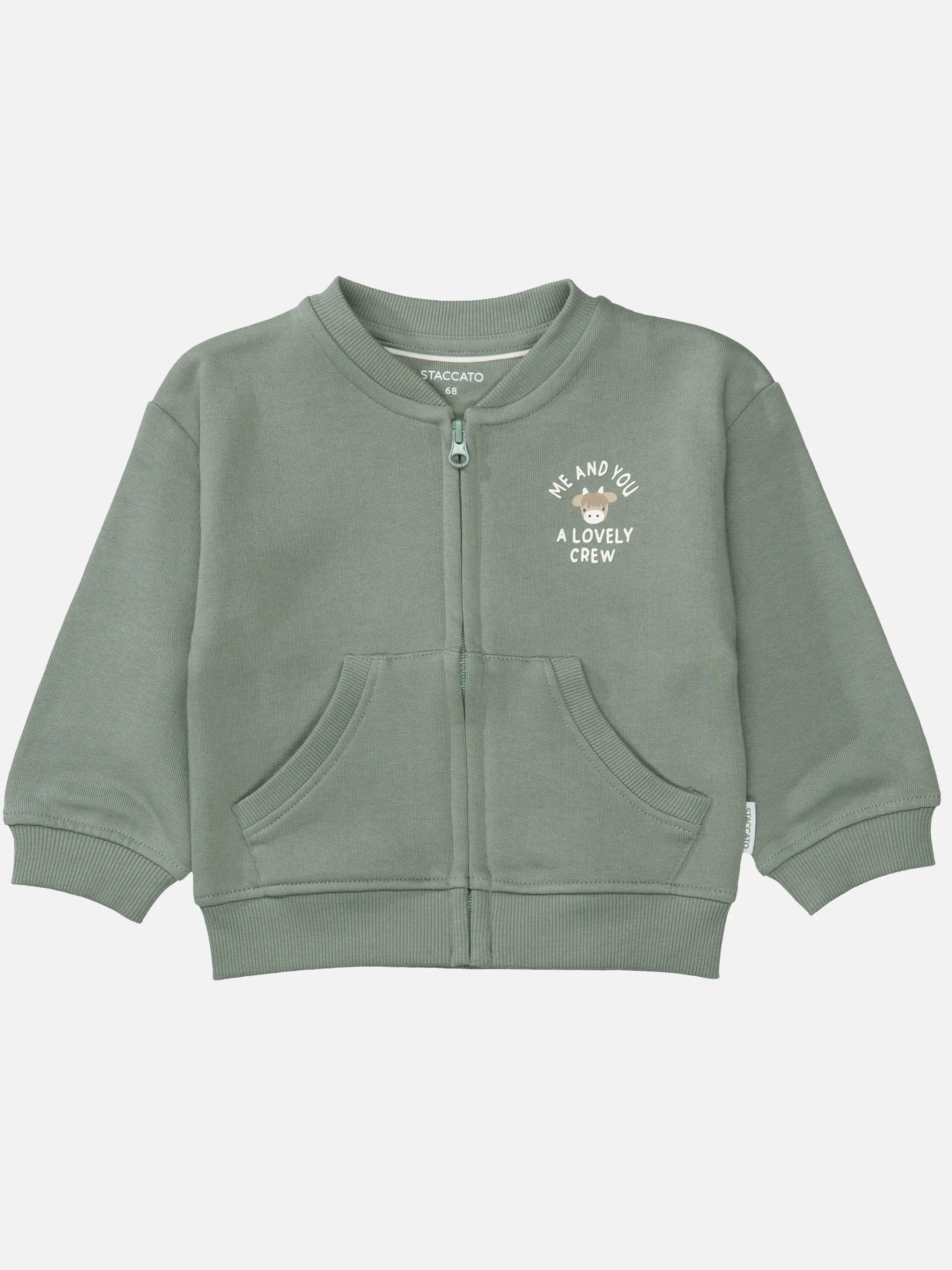 Staccato 230094729 Kn.-Sweatjacke,oversized Oliv 930744 505 1