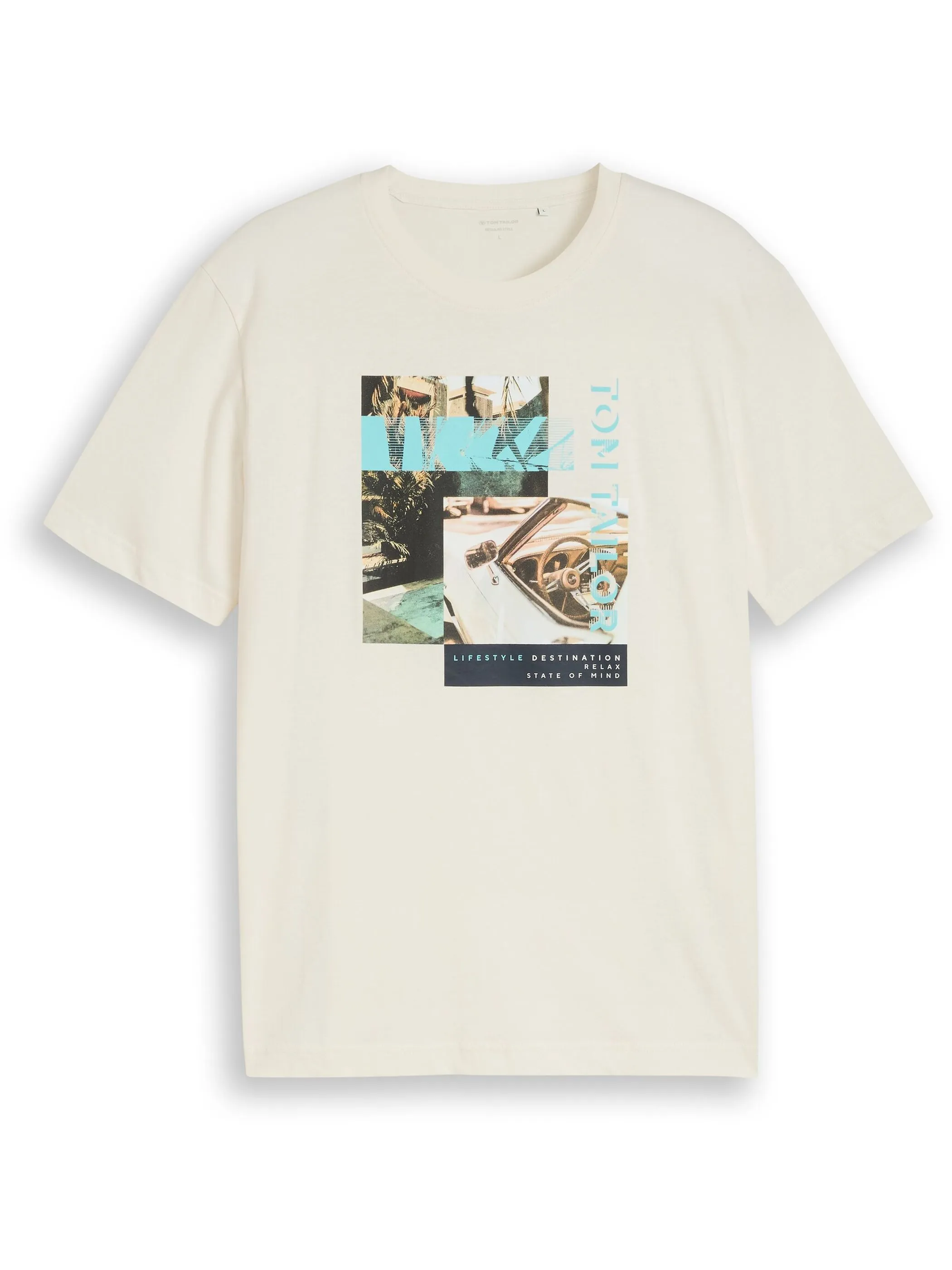 Tom Tailor 1050208 photoprint t-shirt Weiß 922123 10348 5