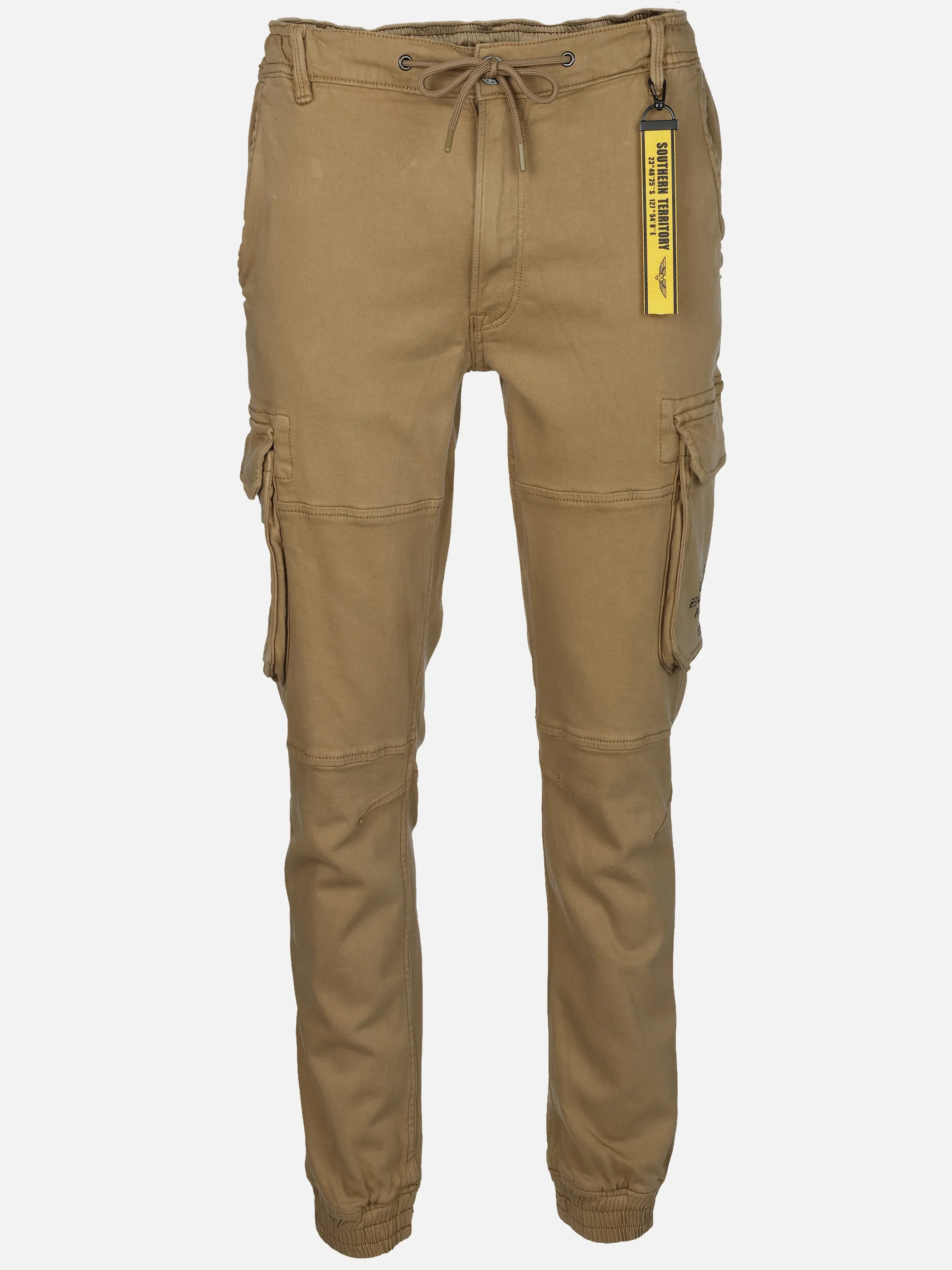 Southern Territory He. Jogg-Cargohose Schlupfbund Beige 932403 BEIGE 1