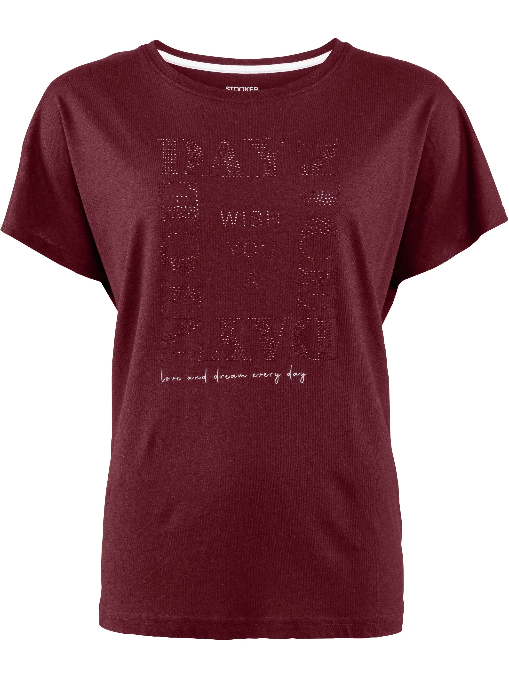 Stooker DOB 23130010003555 Da. T-Shirts / Rot 911313 3555 1