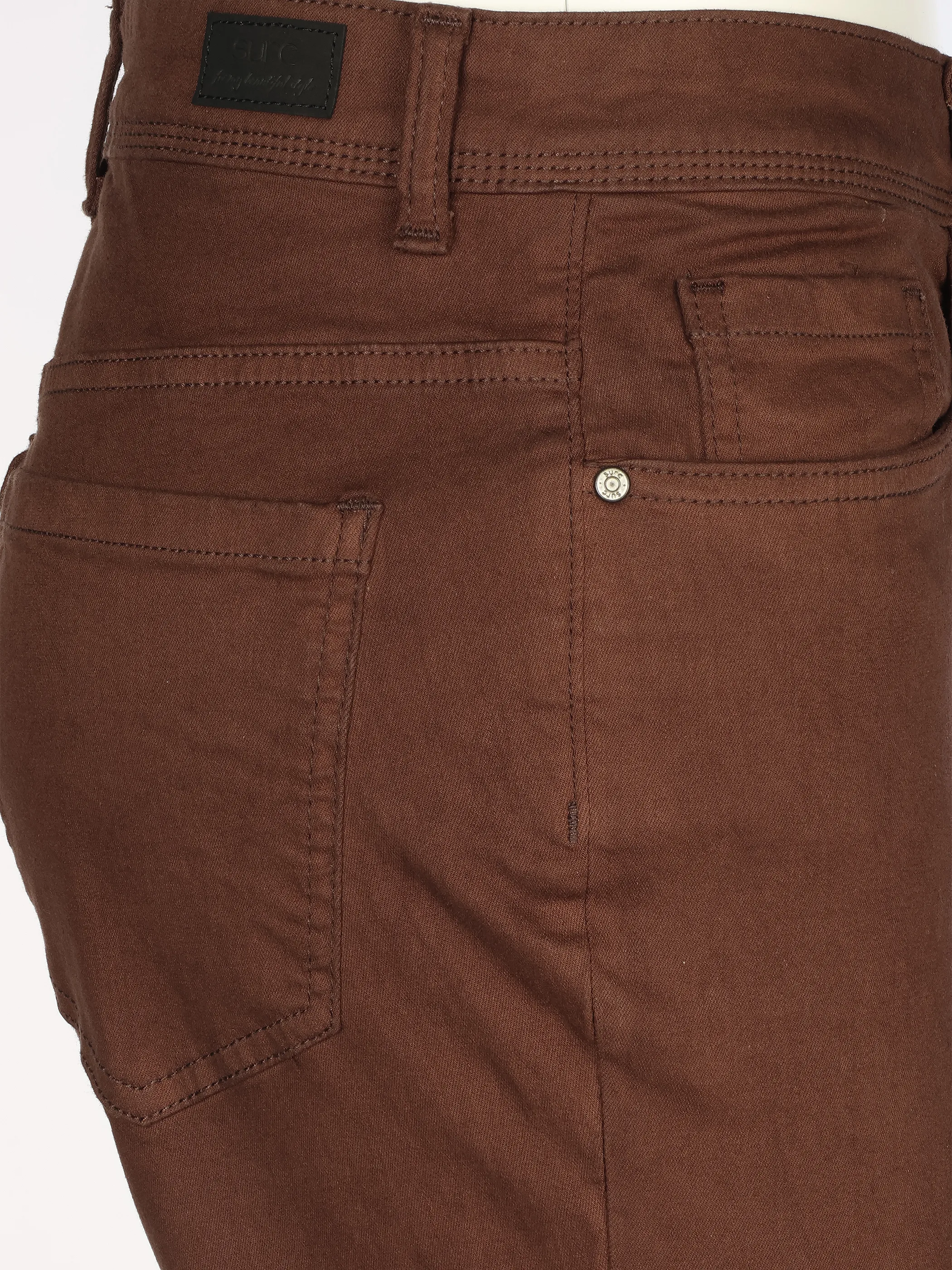 Sure Da-Hose "Tanita" super slim fit Braun 930683 BROWN 4