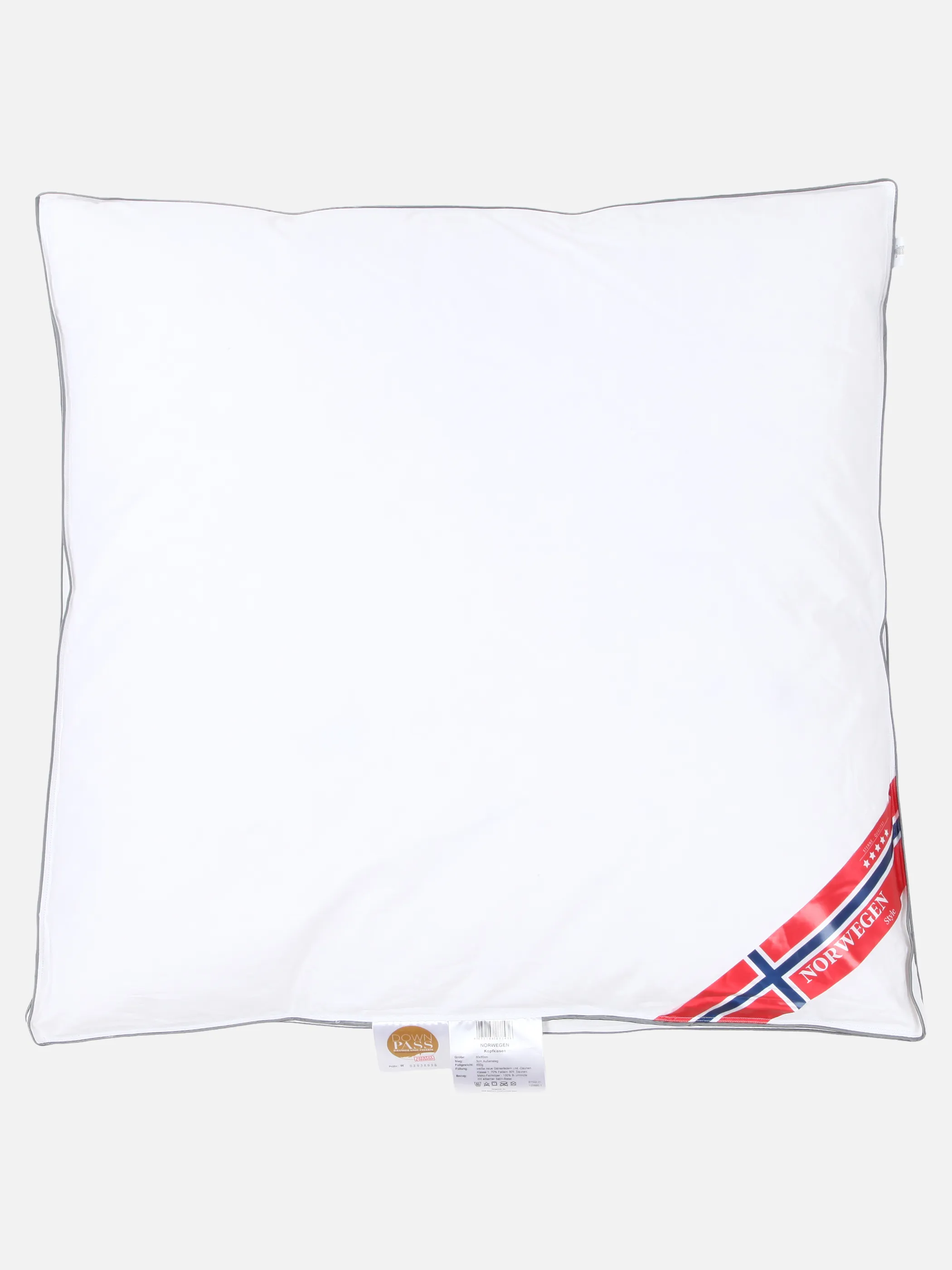 Norwegen Gänsefederkissen Weiß 936444 WEIß 1