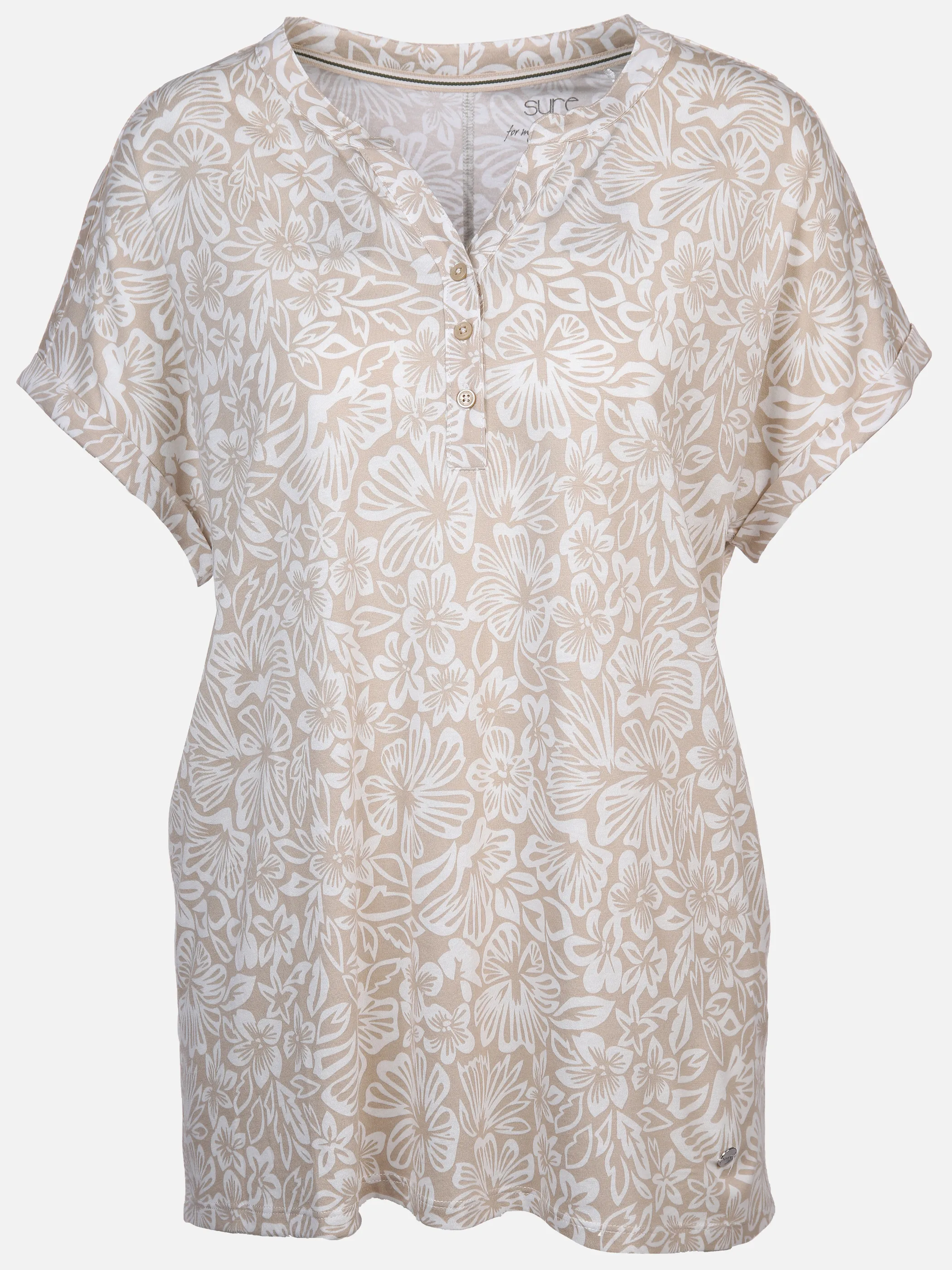 Sure Da-Jersey-Shirt m. Druck Weiß 890106 OFFWHITE 1 Sure Da-Jersey-Shirt m. Druck Weiß 890106 OFFWHITE 1