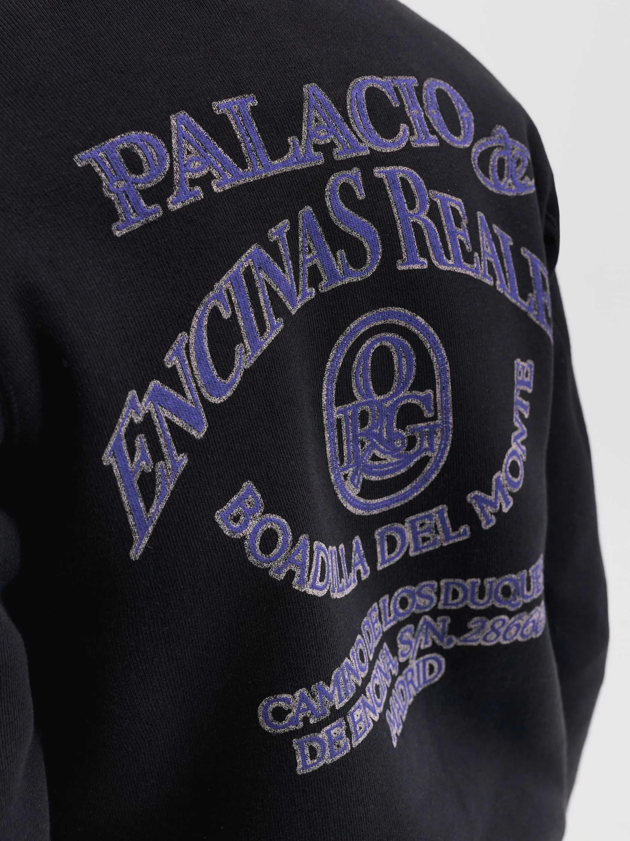 Jack&Jones Junior 12303317 JORCHAMBERI TYPO SWEAT CREW NECK JN Schwarz 931442 175696 5