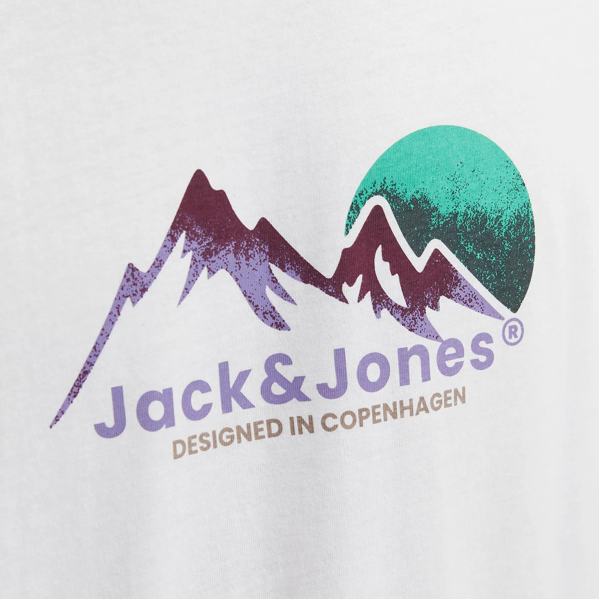 Jack Jones 12242048 JORSILVERLAKE GRAPHIC Weiß 883653 177627 3