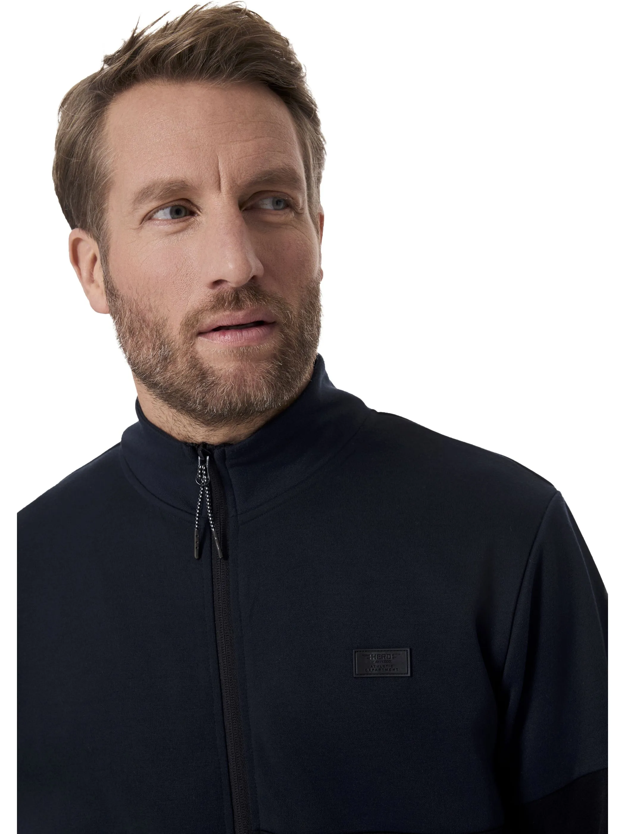HERO by John Medoox 75220570009157 He-Sweatjacke "Spencer" Marine 911365 9157 3
