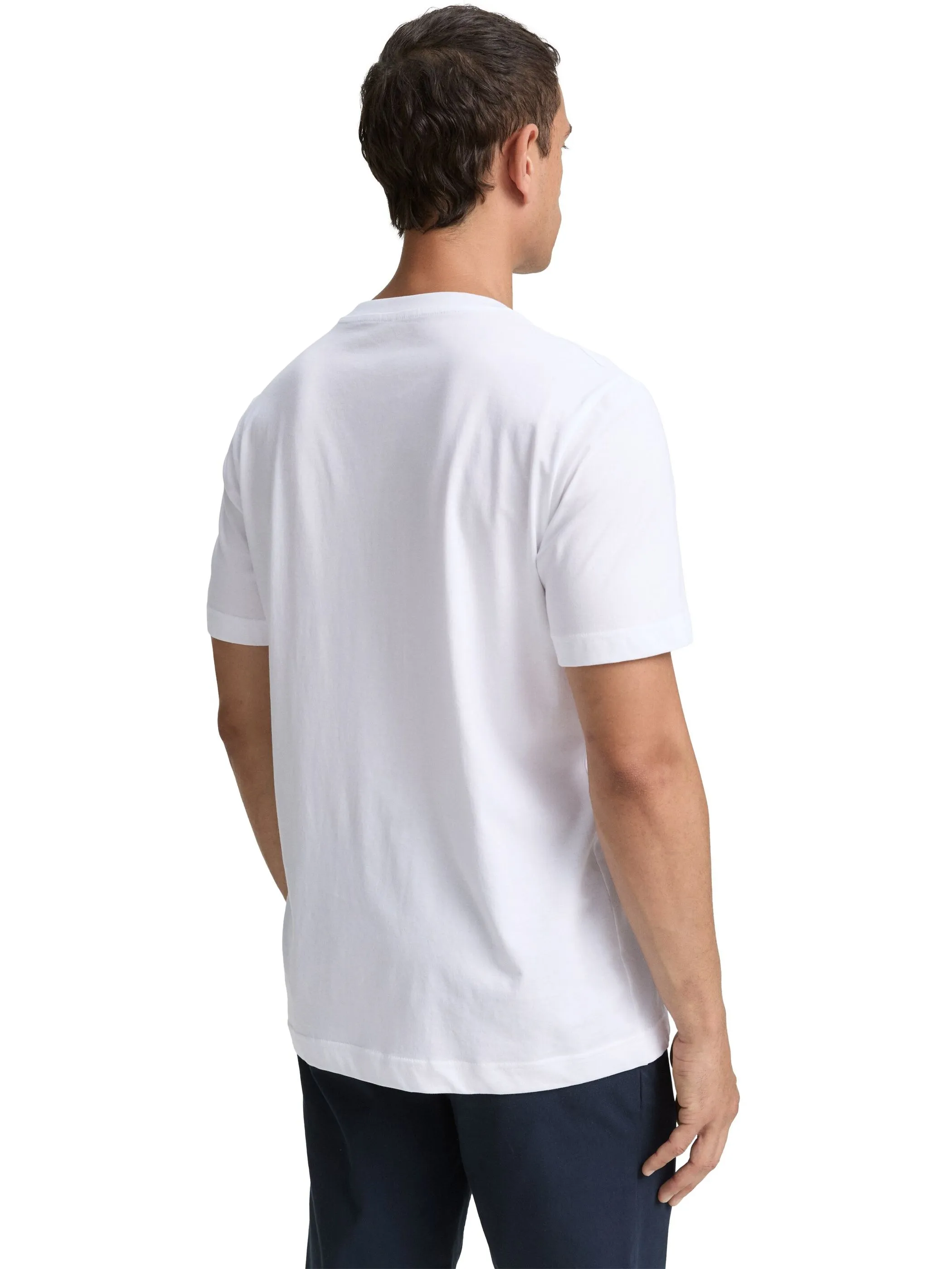 Tom Tailor 1048393 NOS double pack crew neck tee Weiß 920946 20000 2