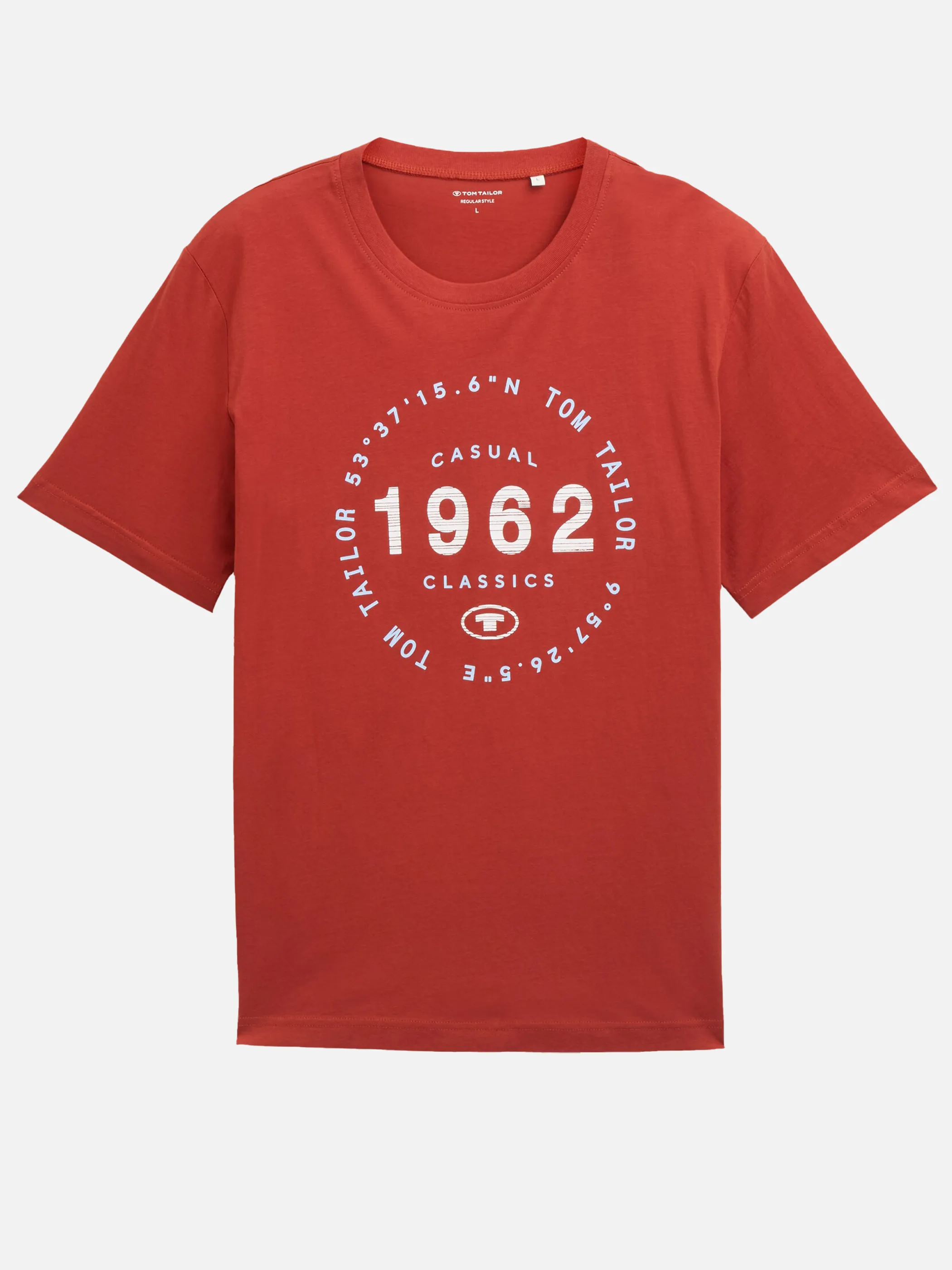 Tom Tailor 1046793 t-shirt with print Rot 910586 14302 1