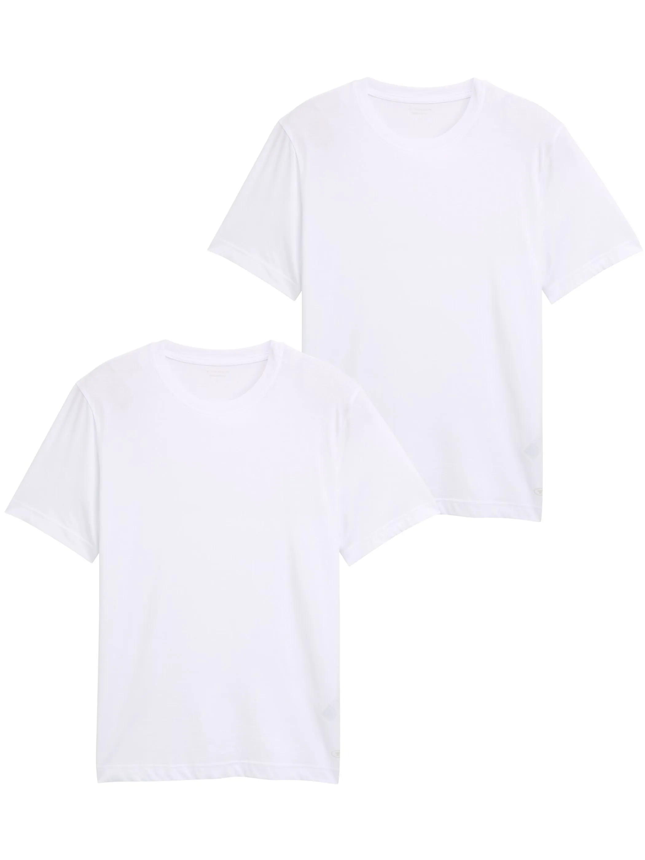 Tom Tailor 1048393 NOS double pack crew neck tee Weiß 920946 20000 1