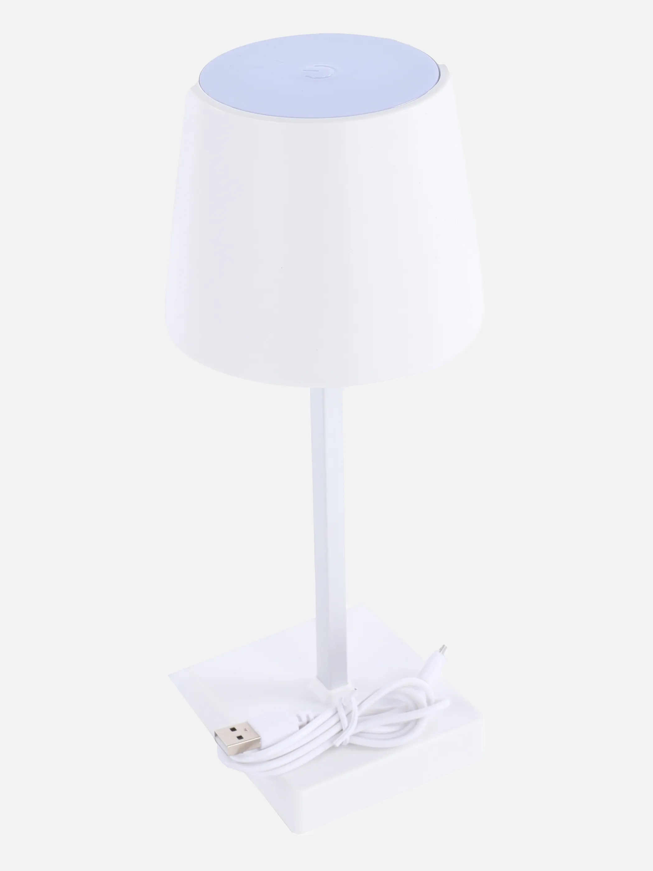 Deko Artikel LED Tischleuchte 26cm 3 Stufen Weiß 873833 WEIß 3