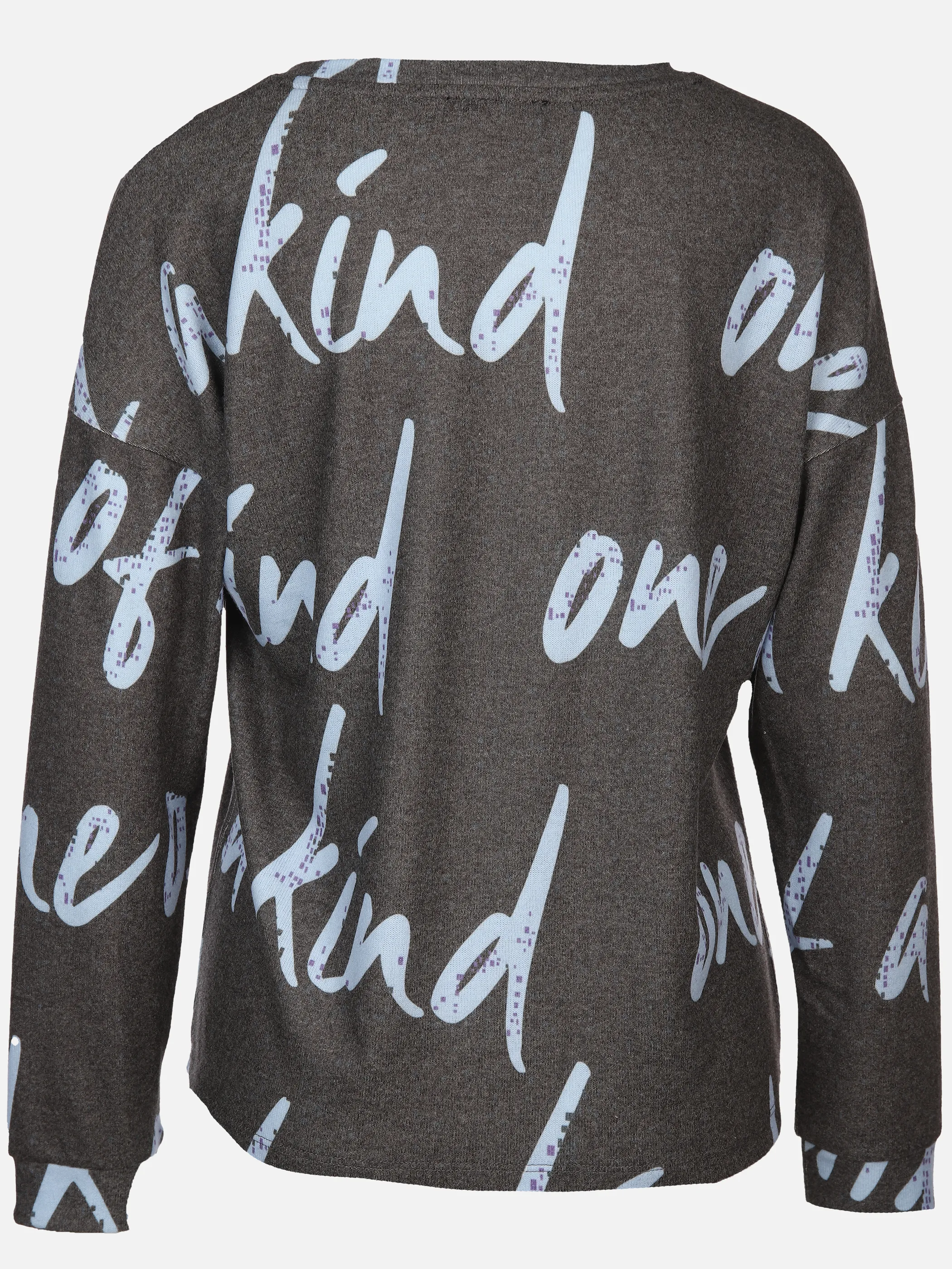 Sure Da-Flausch-Shirt m. Schriftpri Blau 902071 ORI/BLAU 2 Sure Da-Flausch-Shirt m. Schriftpri Blau 902071 ORI/BLAU 2