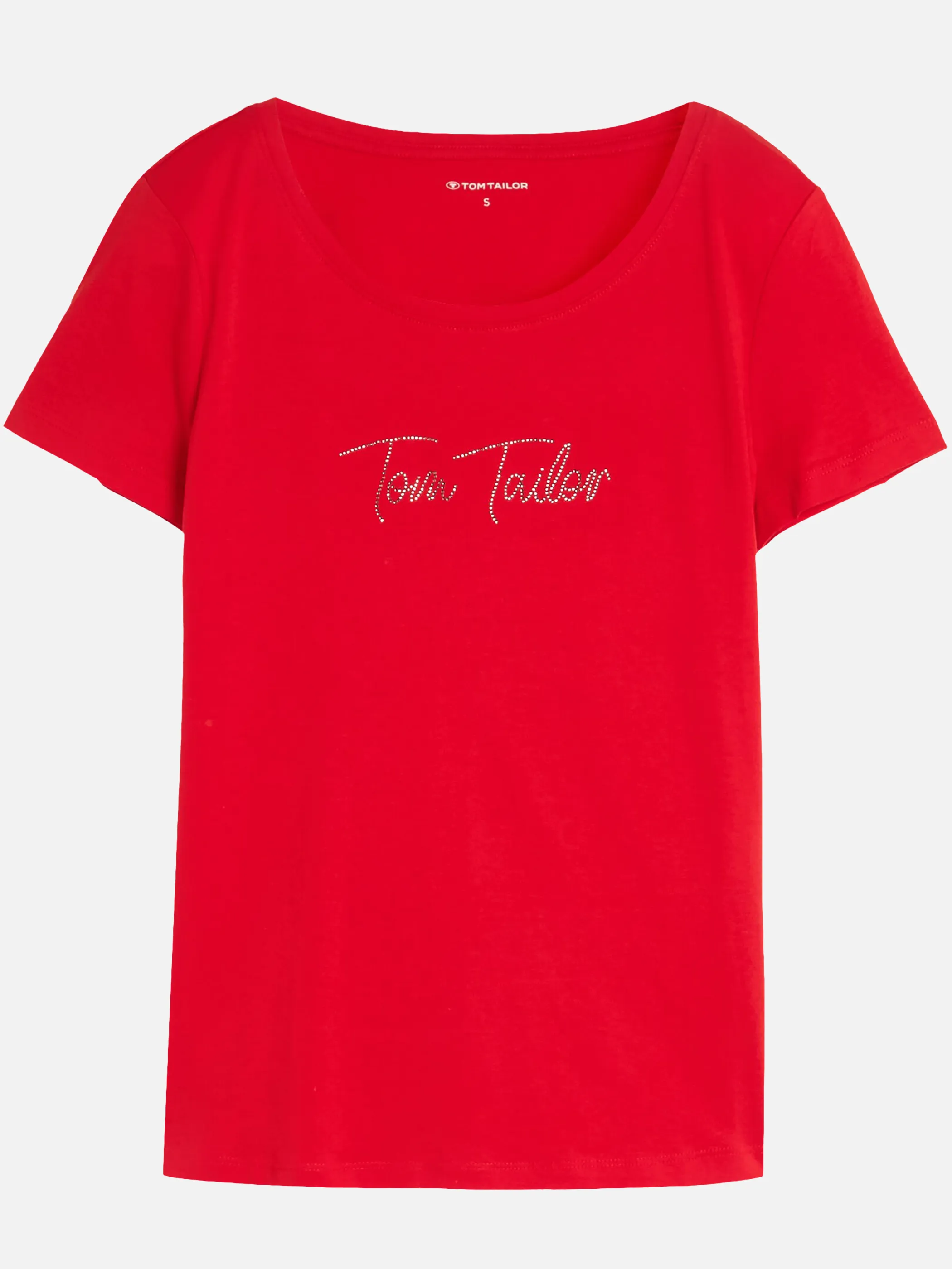Tom Tailor 1051230 T-Shirt with logo print Rot 926130 40529 3