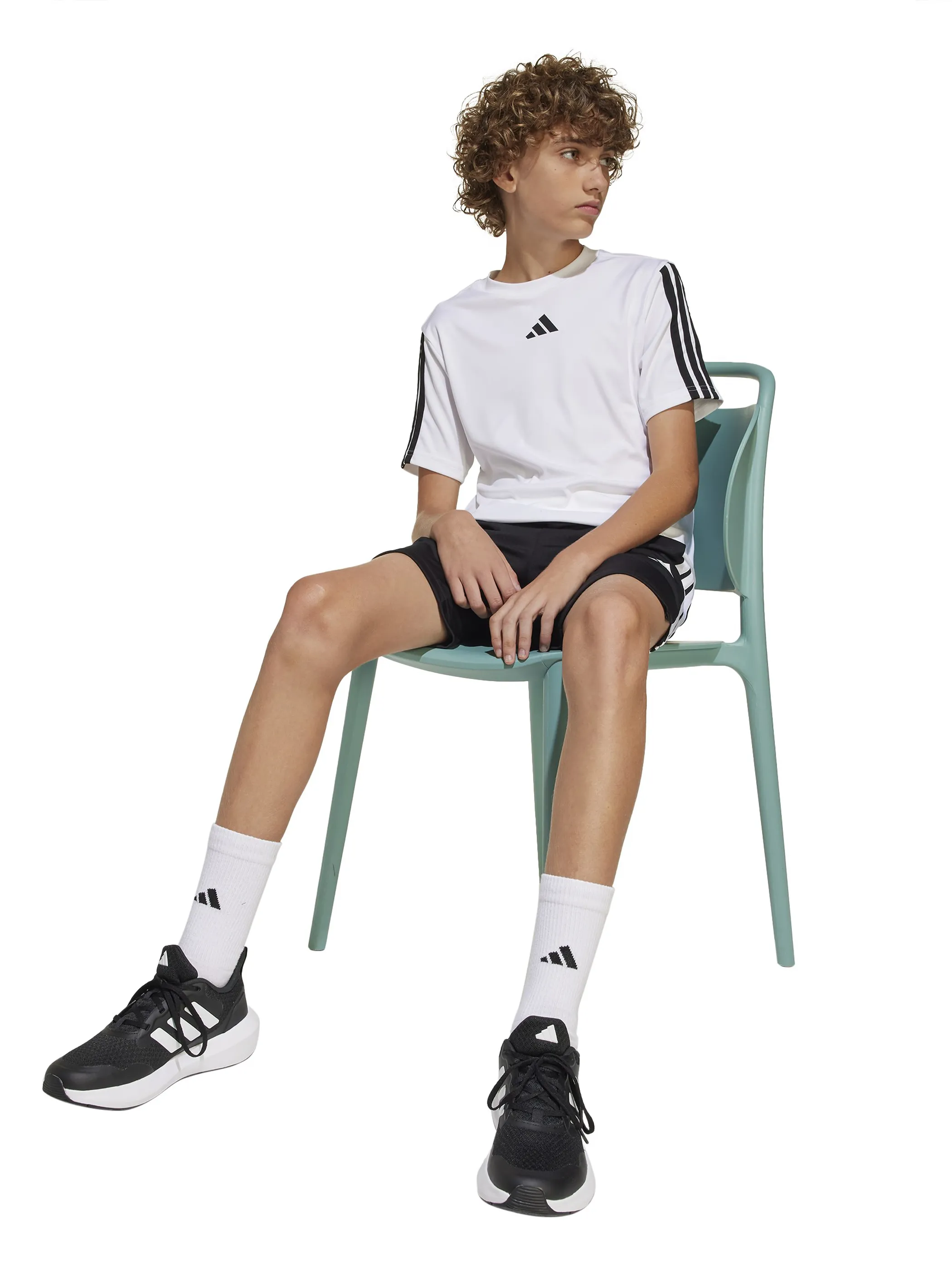 Adidas JJ1033 TB-TShirt 3S weiß Weiß 904924 000 4 Adidas JJ1033 TB-TShirt 3S weiß Weiß 904924 000 4