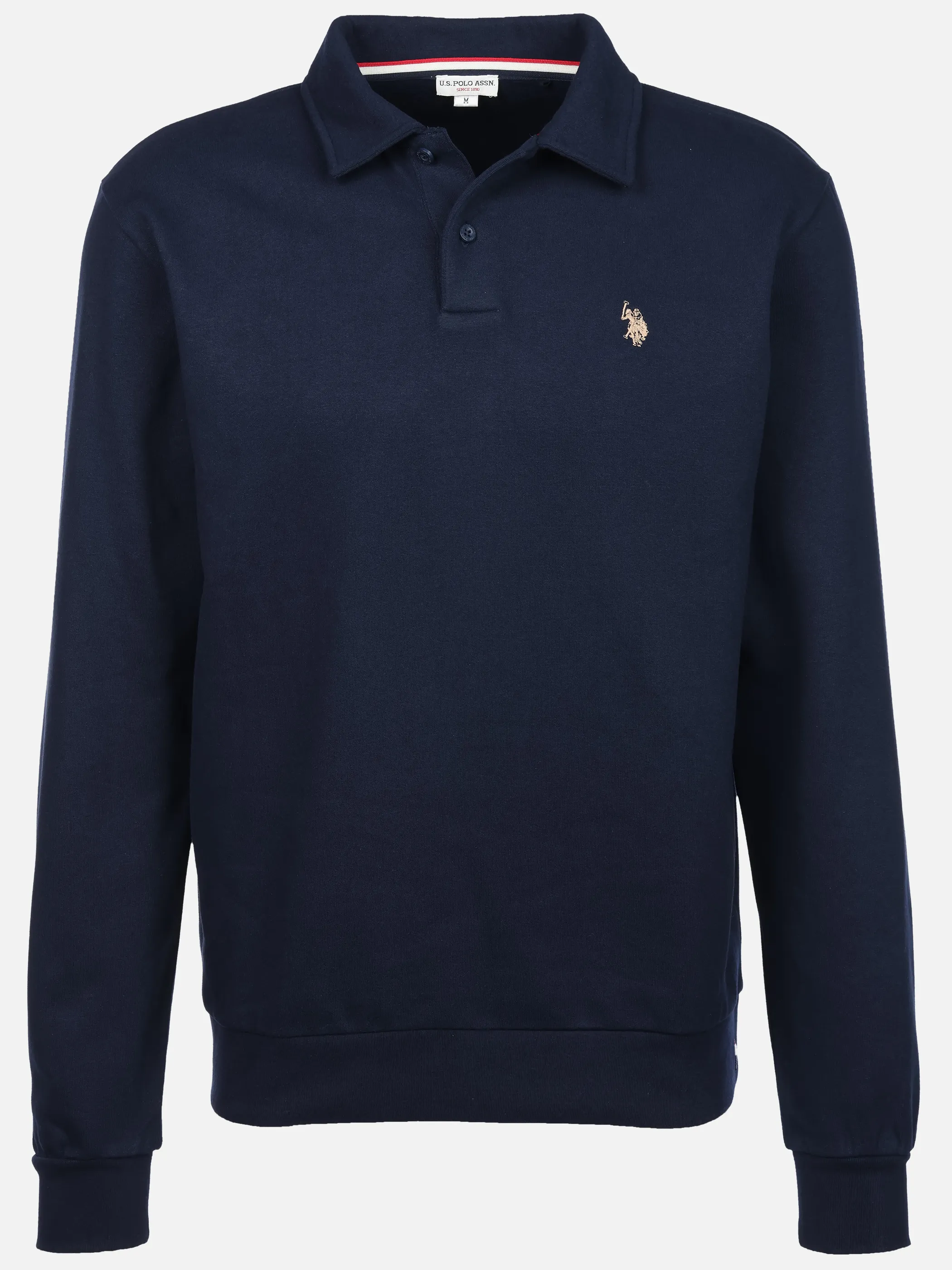 U.S. Polo Assn. He. Sweat Polo 1/1 Arm US17018 Blau 933834 379 1