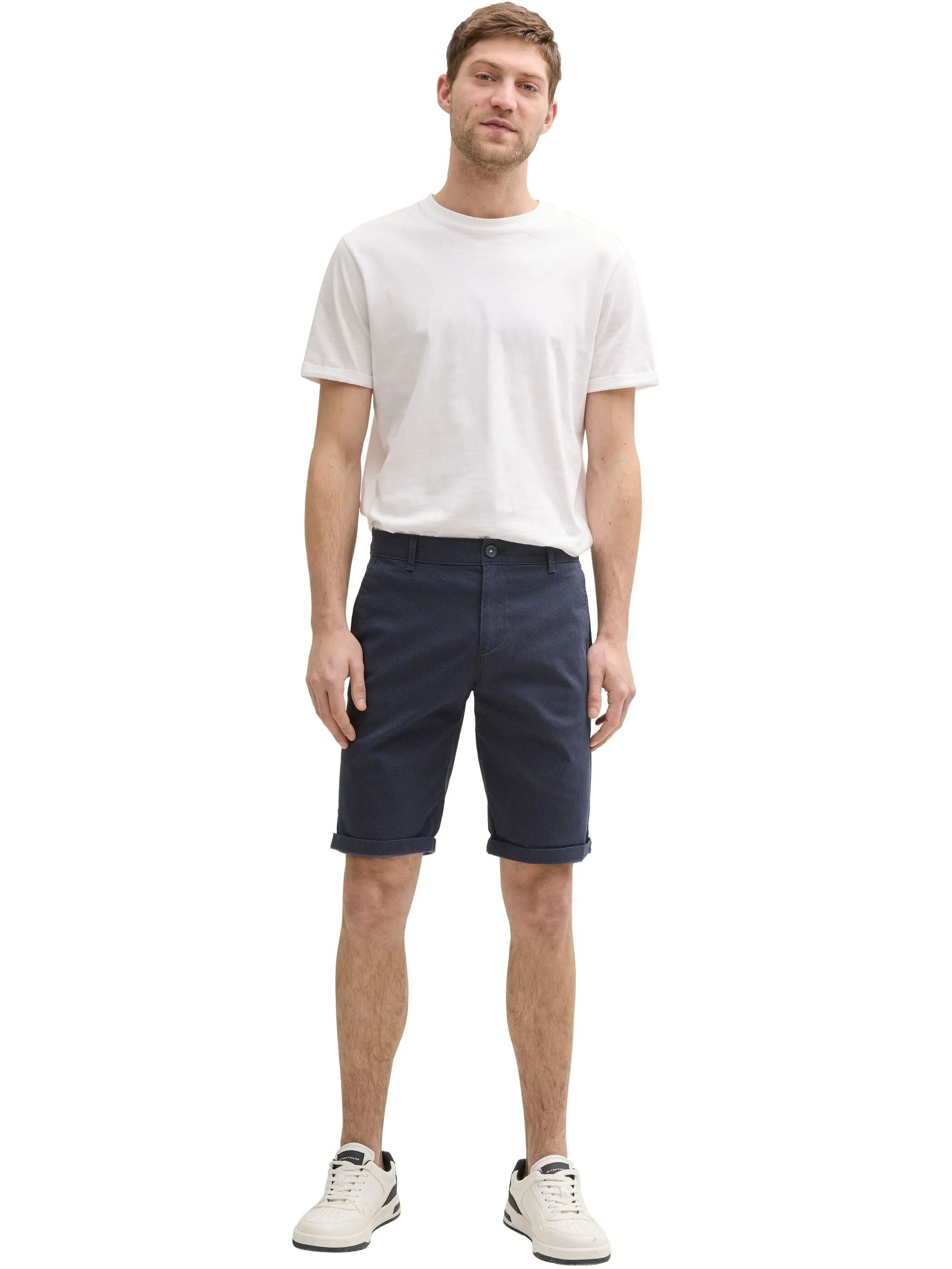 Tom Tailor 1047143 slim chino shorts Marine 905889 37213 4