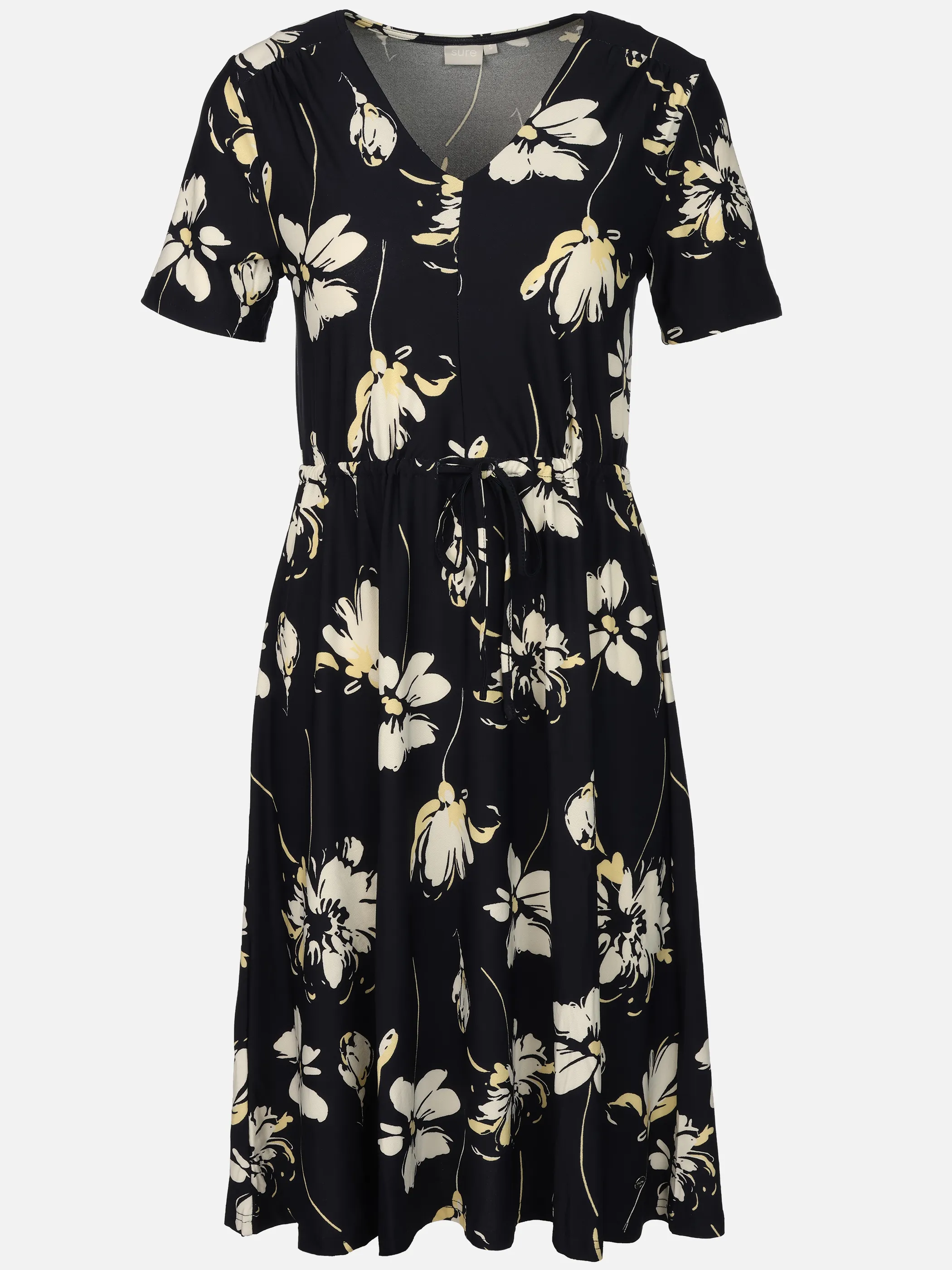 Sure Da-Jerseykleid alloverprint Marine 924165 STARWHITE 1