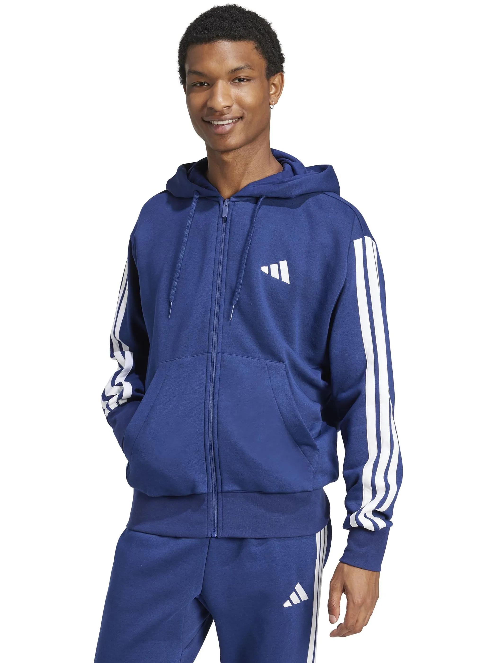 Adidas JD1868 Herren Sweatjacke 3S bl Blau 912651 000 4