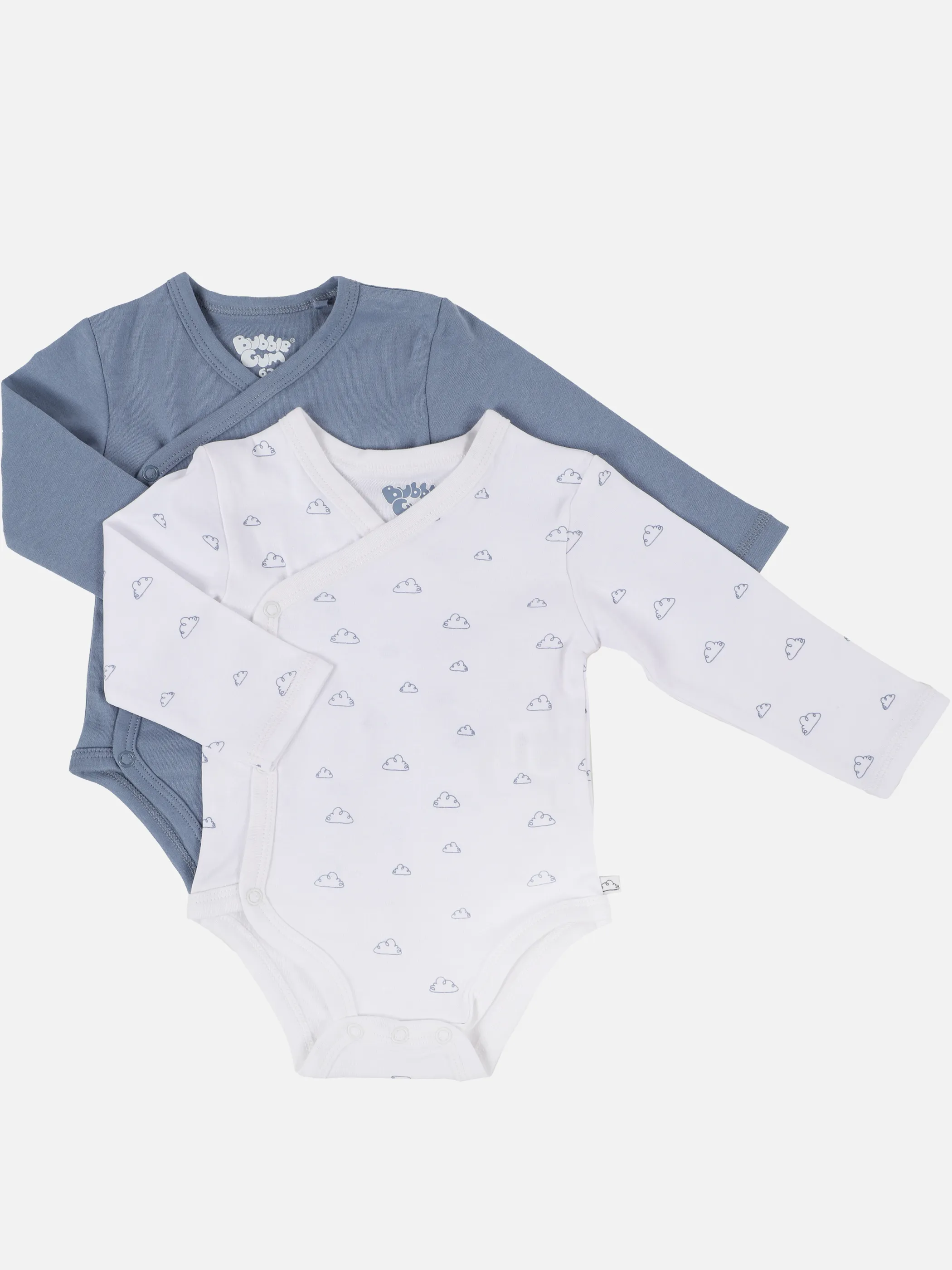 Bubble Gum BJ 2er Pack Bodys in uni und AOP Blau 895157 BLAUWEIß 1 Bubble Gum BJ 2er Pack Bodys in uni und AOP Blau 895157 BLAUWEIß 1
