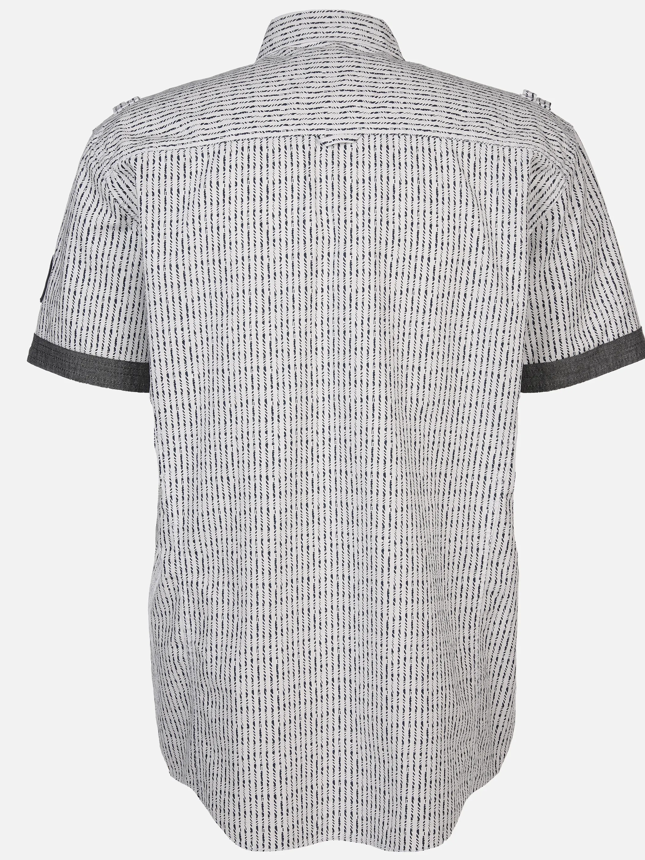 Jim Spencer He. Freizeithemd 1/2 Arm slub Weiß 892218 WHITE STRI 2 Jim Spencer He. Freizeithemd 1/2 Arm slub Weiß 892218 WHITE STRI 2