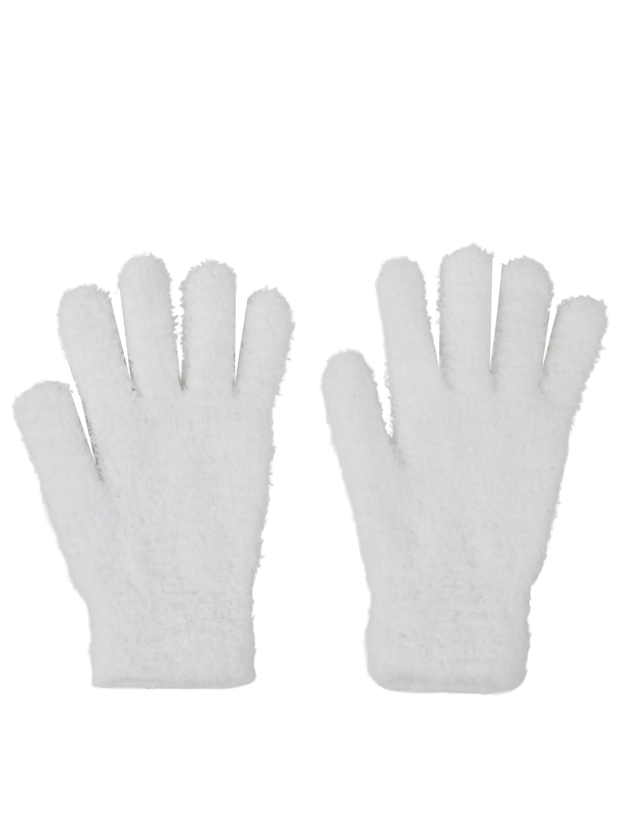 One Way KM-Handschuhe, flauschig Weiß 929822 OFFWHITE 3