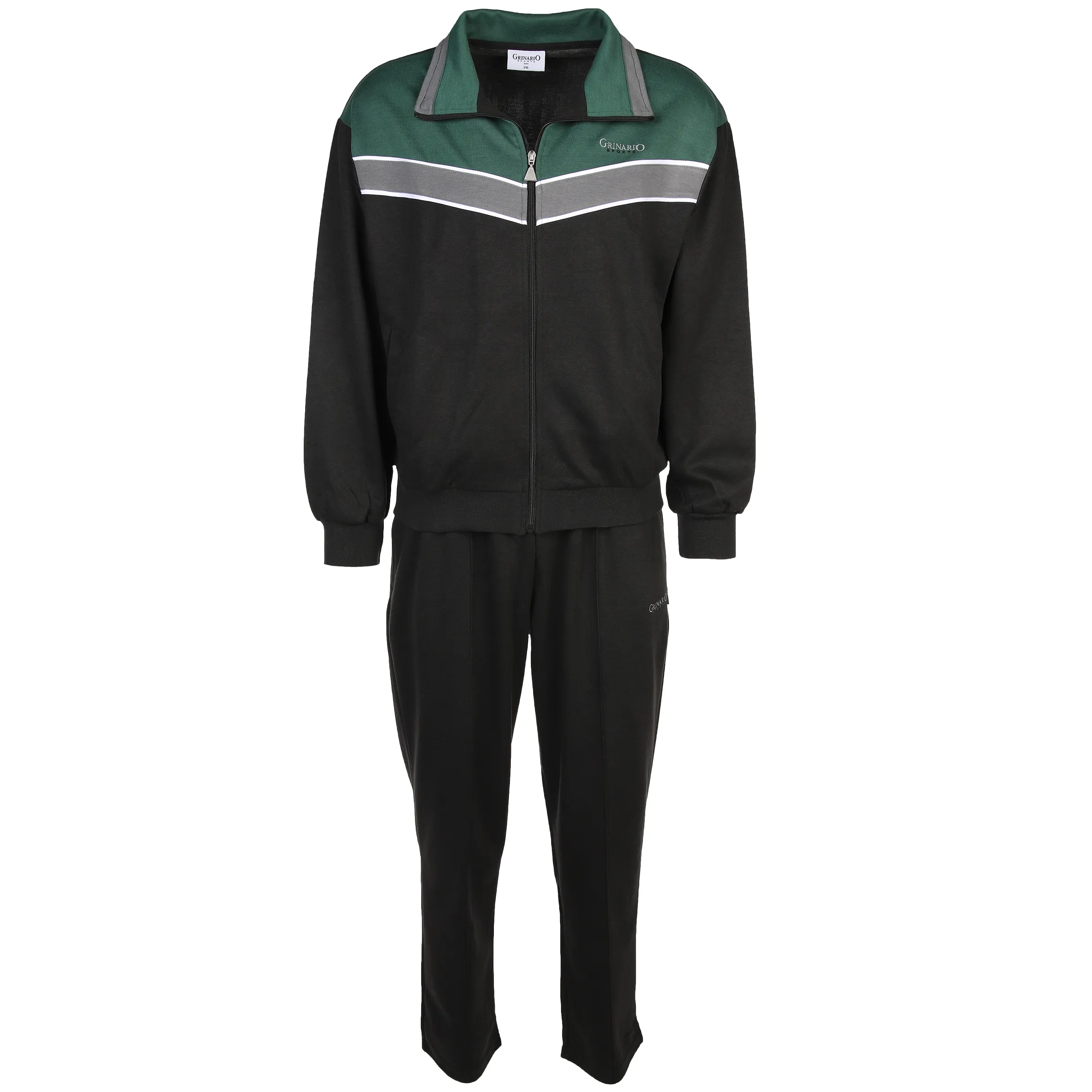 Grinario Sports He-Kur-Jogginganzug Schwarz 880149 SCHWARZ 1