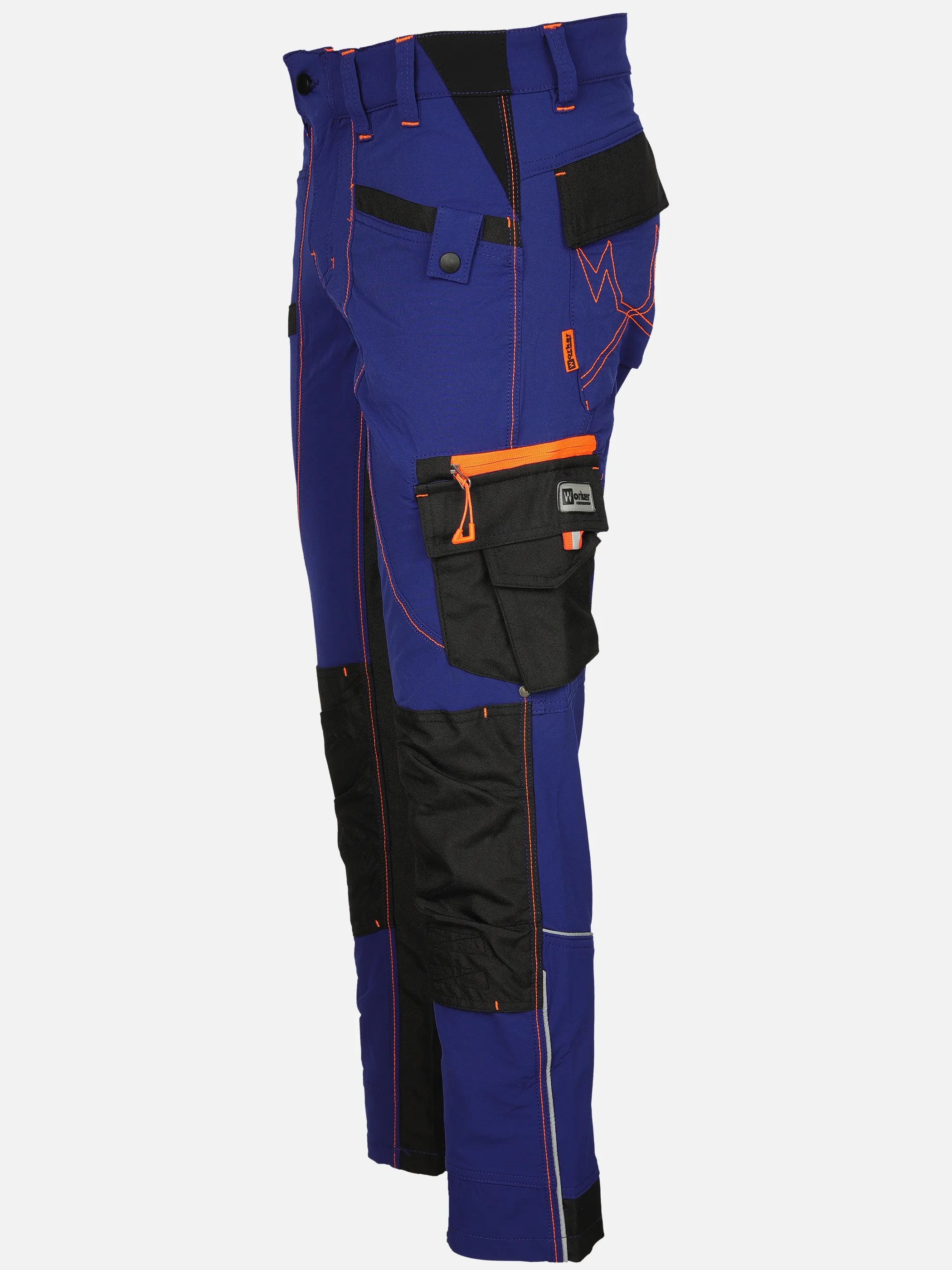 Worker He. Arbeitshose 4-Wege Stretch Blau 903708 BLUE 3