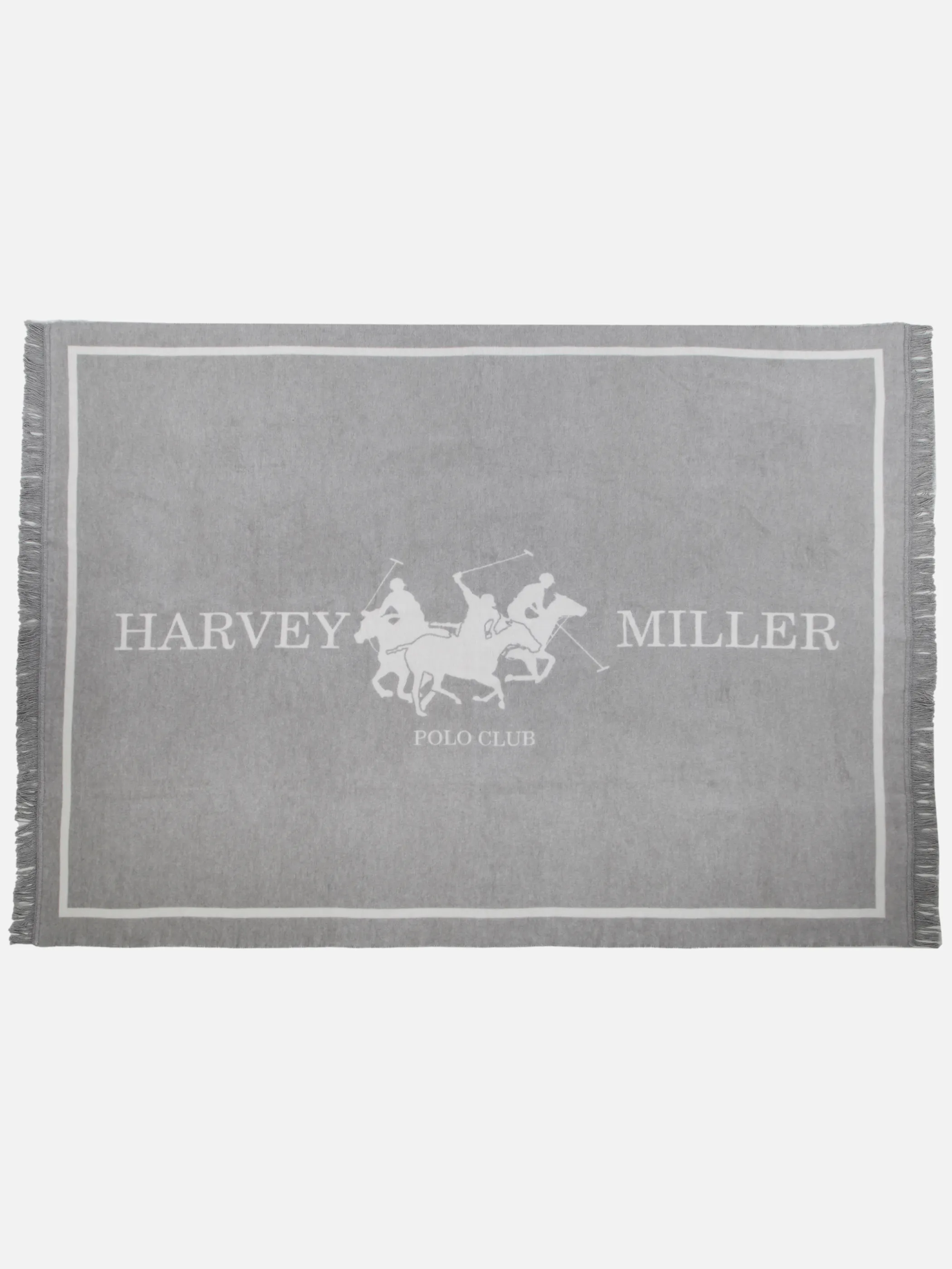 Harvey Miller Wohndecke mit Fransen 150x200 Grau 918521 GRAU 3