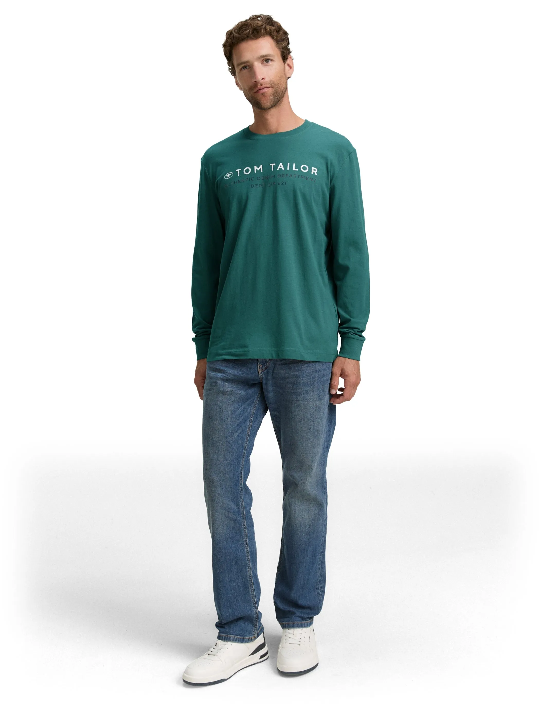 Tom Tailor 1047769 printed longsleeve Grün 914817 14171 4