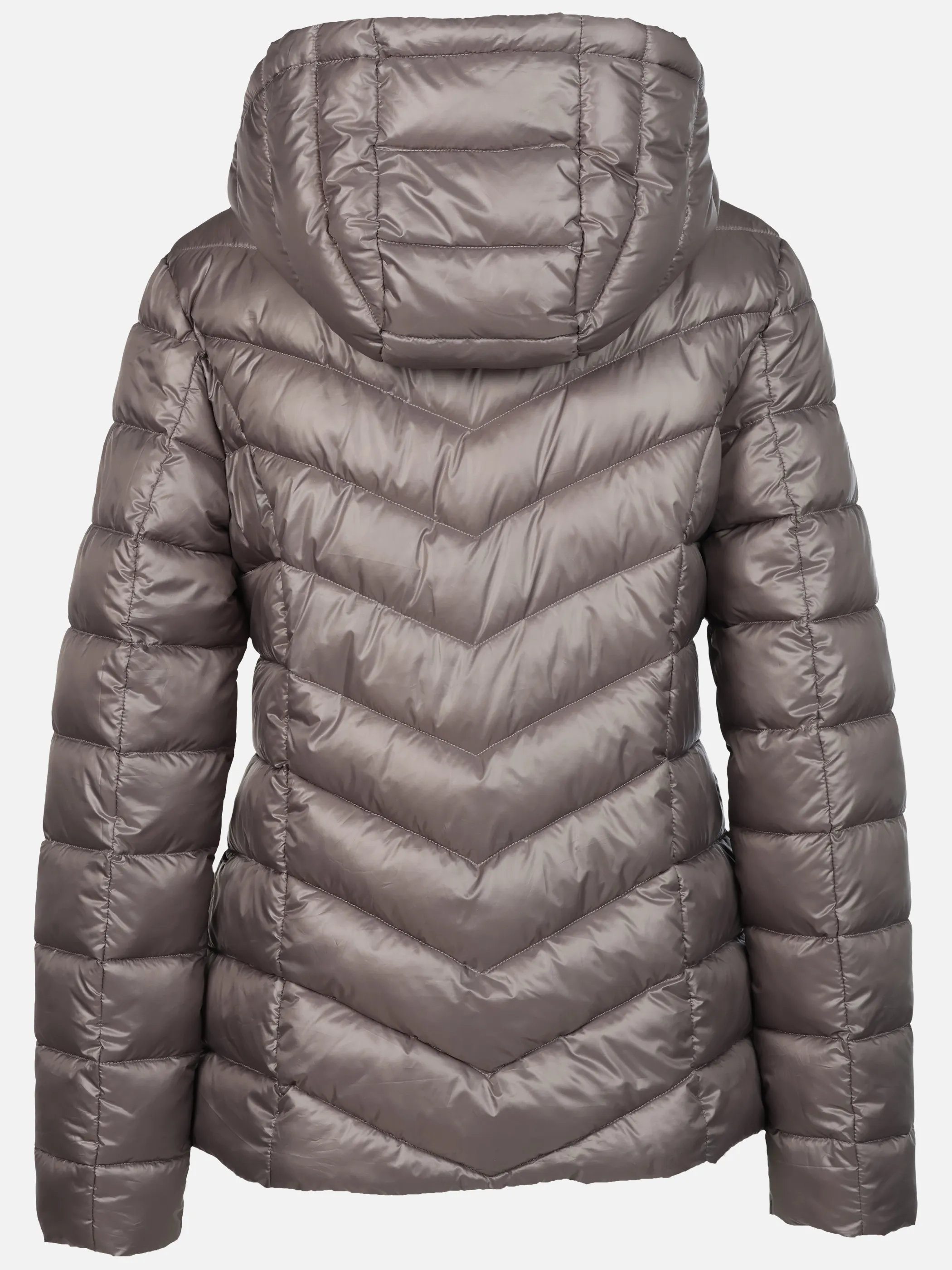 Sure Da. Steppjacke mit abnehmbarer Kapuze Grau 928651 SILVER 2
