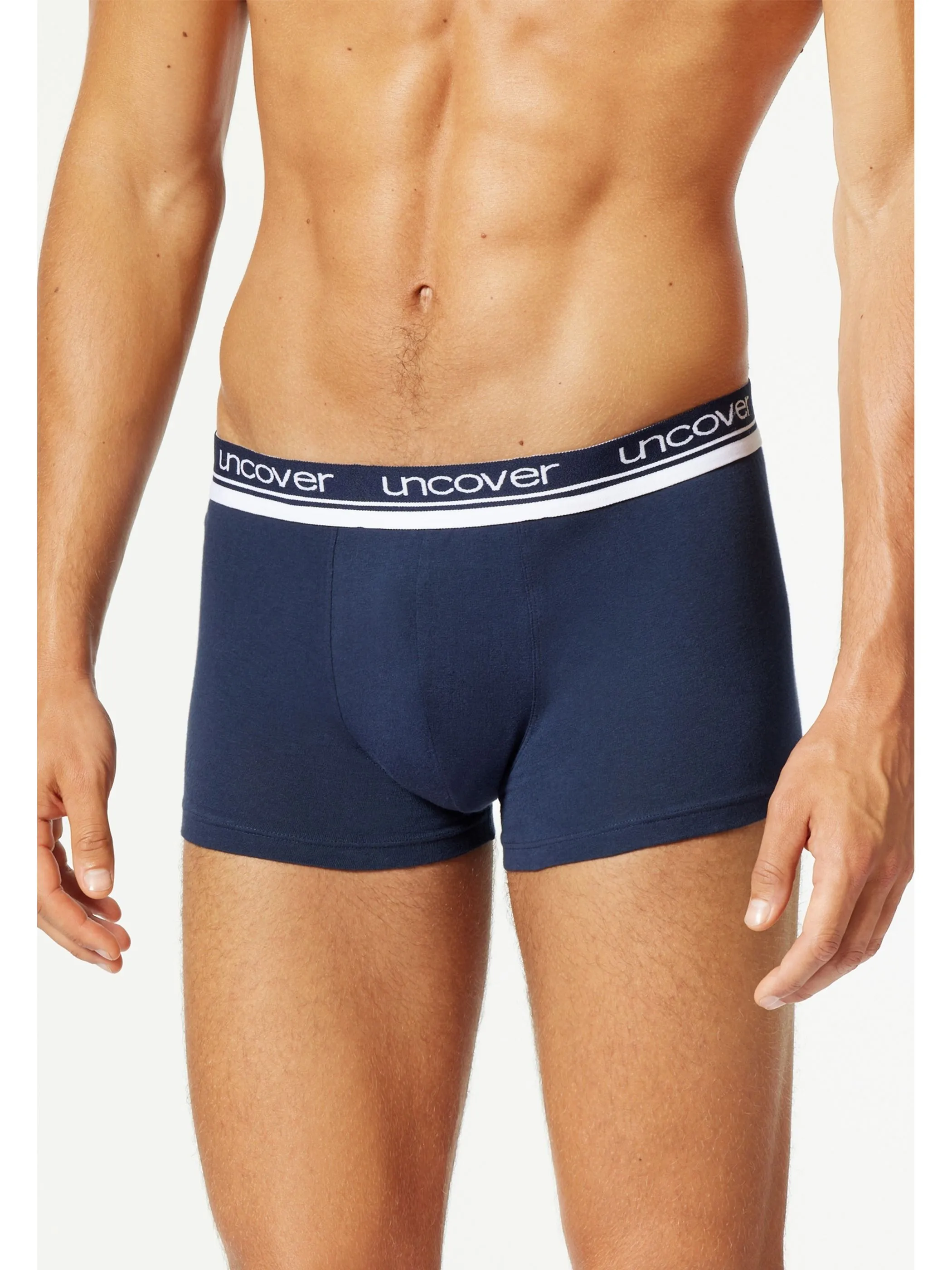UNCOVER by Schiesser 173905 3PACK Shorts Blau 913983 803 3
