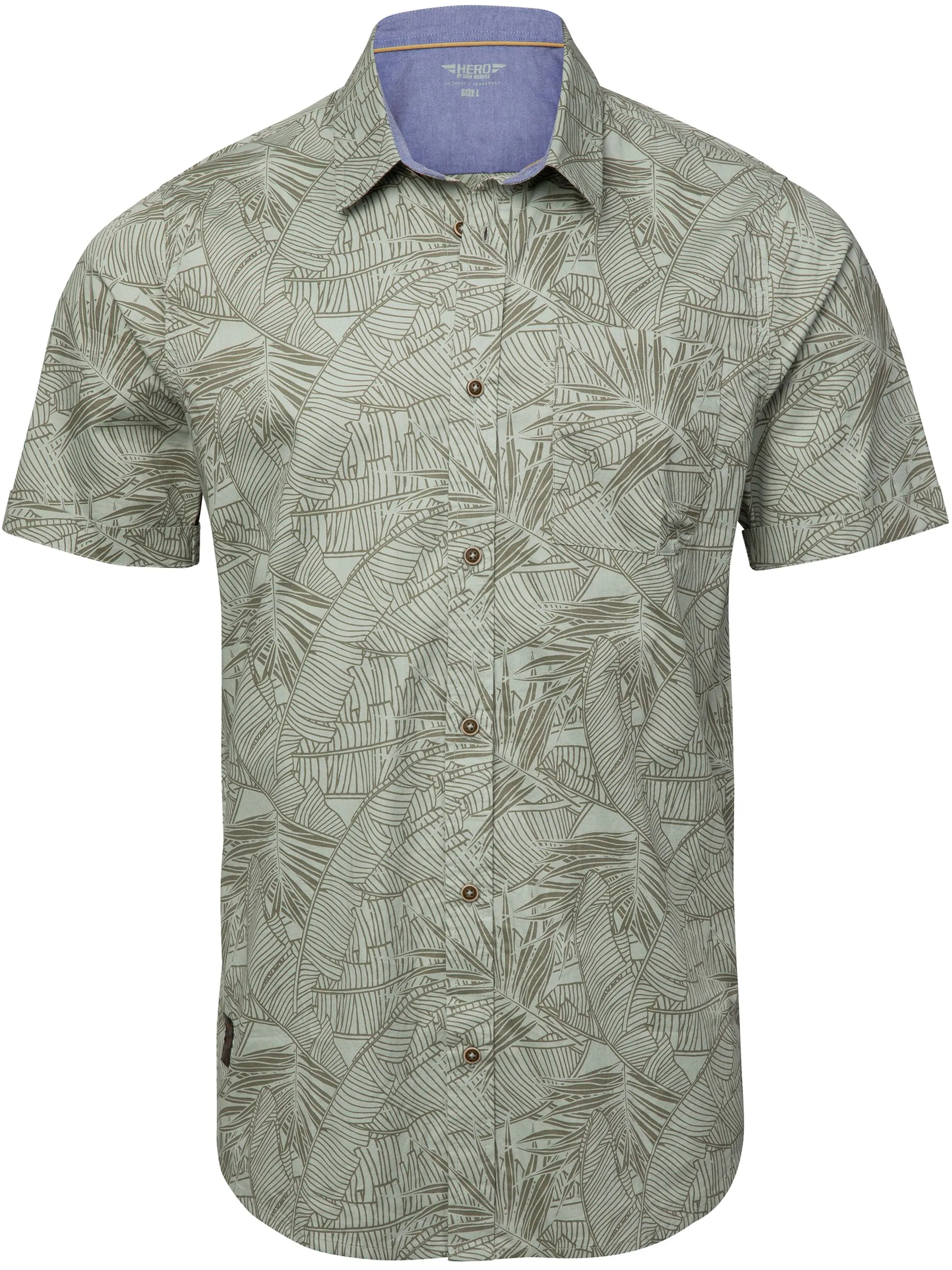 HERO by John Medoox 73110720009141 He. Bluse/Hemd, Oliv 913827 9141 1 HERO by John Medoox 73110720009141 He. Bluse/Hemd, Oliv 913827 9141 1