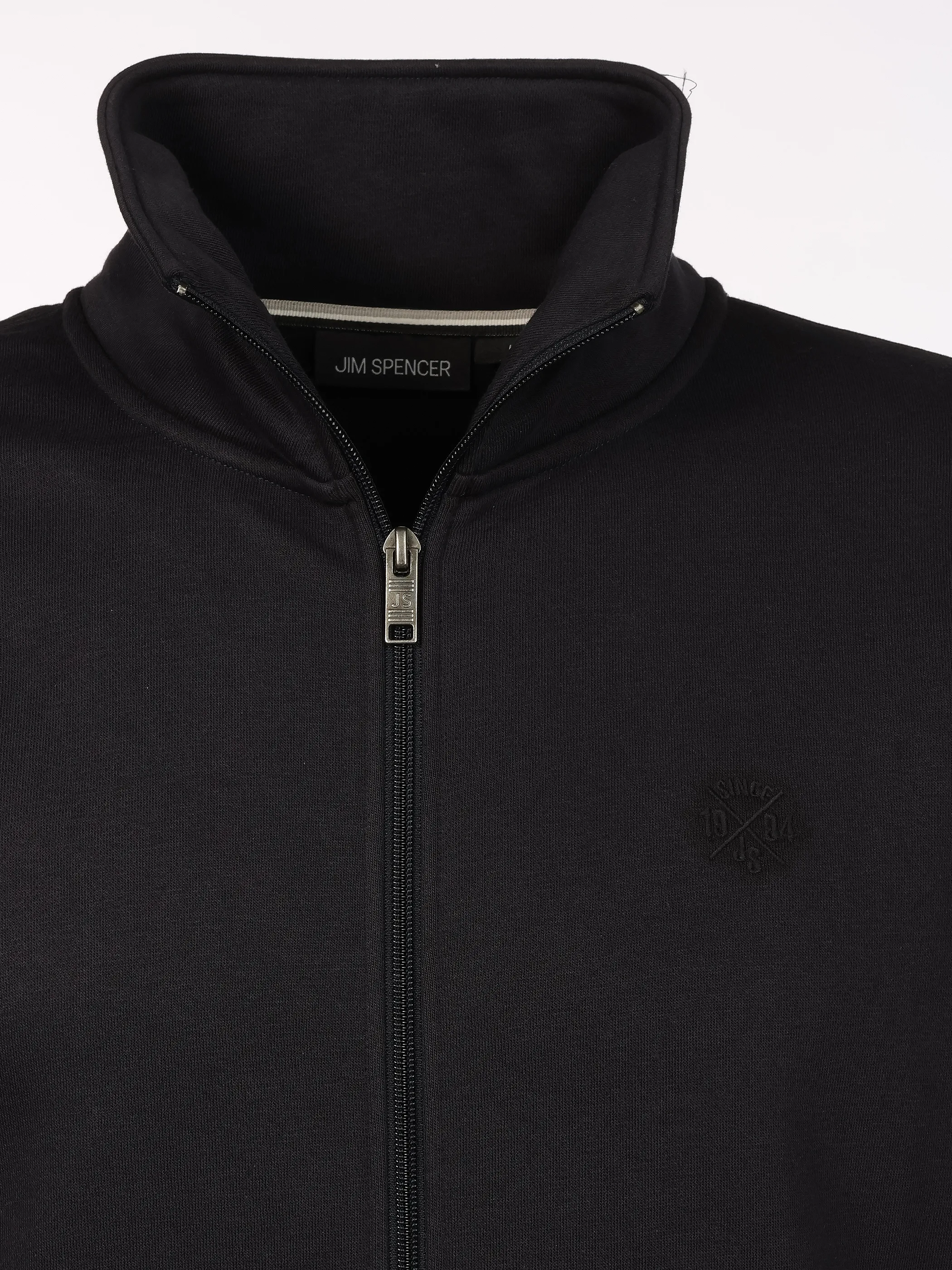 Jim Spencer He. Sweatjacke side pockets Schwarz 919309 BLACK 3