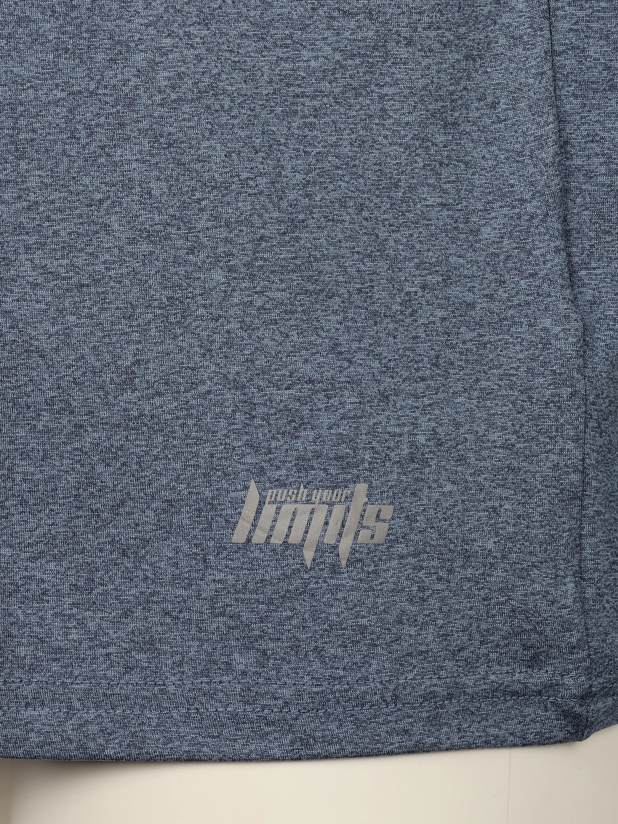 Grinario Sports He-Sport T-Shirt, meliert Blau 921209 NAVY 3