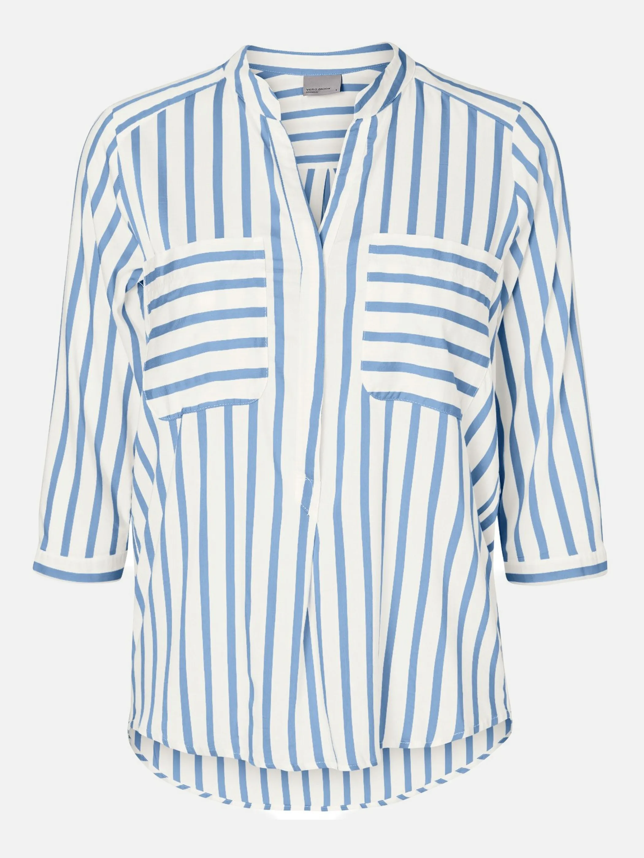 Vero Moda 10168581 VMERIKA STRIPE 3/4 SH Weiß 760046 175598028 1 Vero Moda 10168581 VMERIKA STRIPE 3/4 SH Weiß 760046 175598028 1