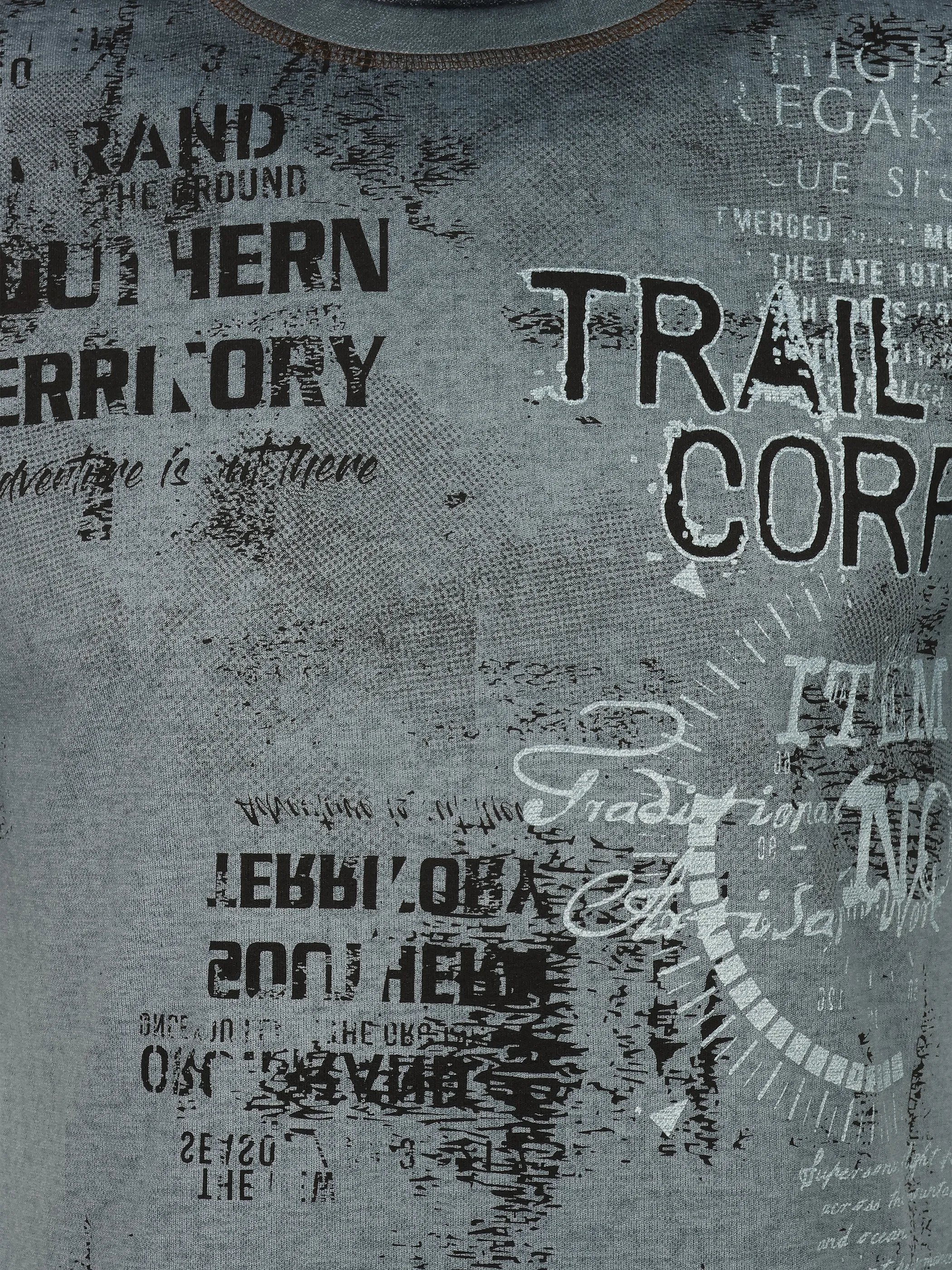 Southern Territory He. T-Shirt 1/2 Arm Struktur allover Marine 928834 NAVY 3