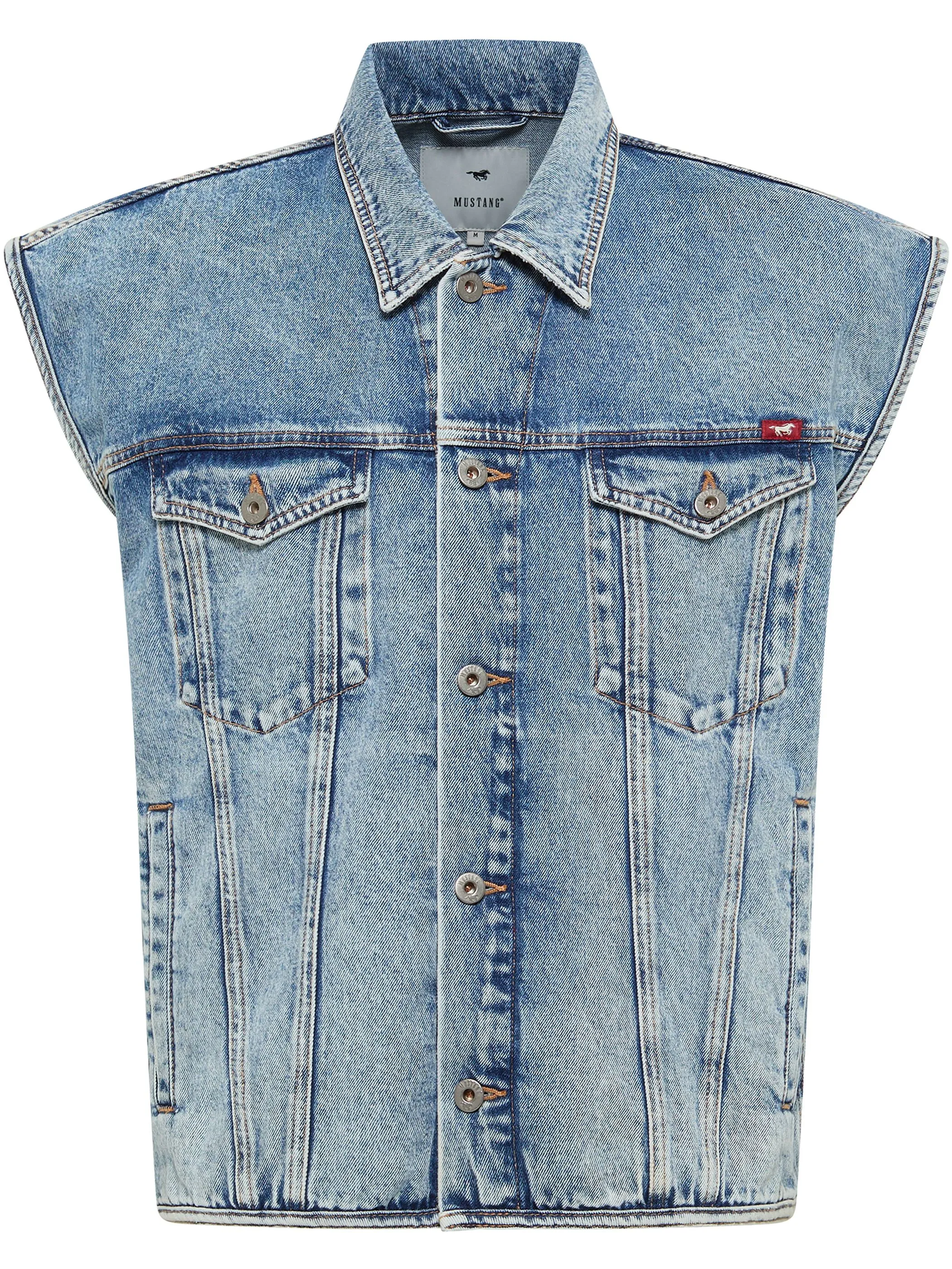 Mustang 1017476 STYLE HEEDE VEST Blau 929102 5000300 4