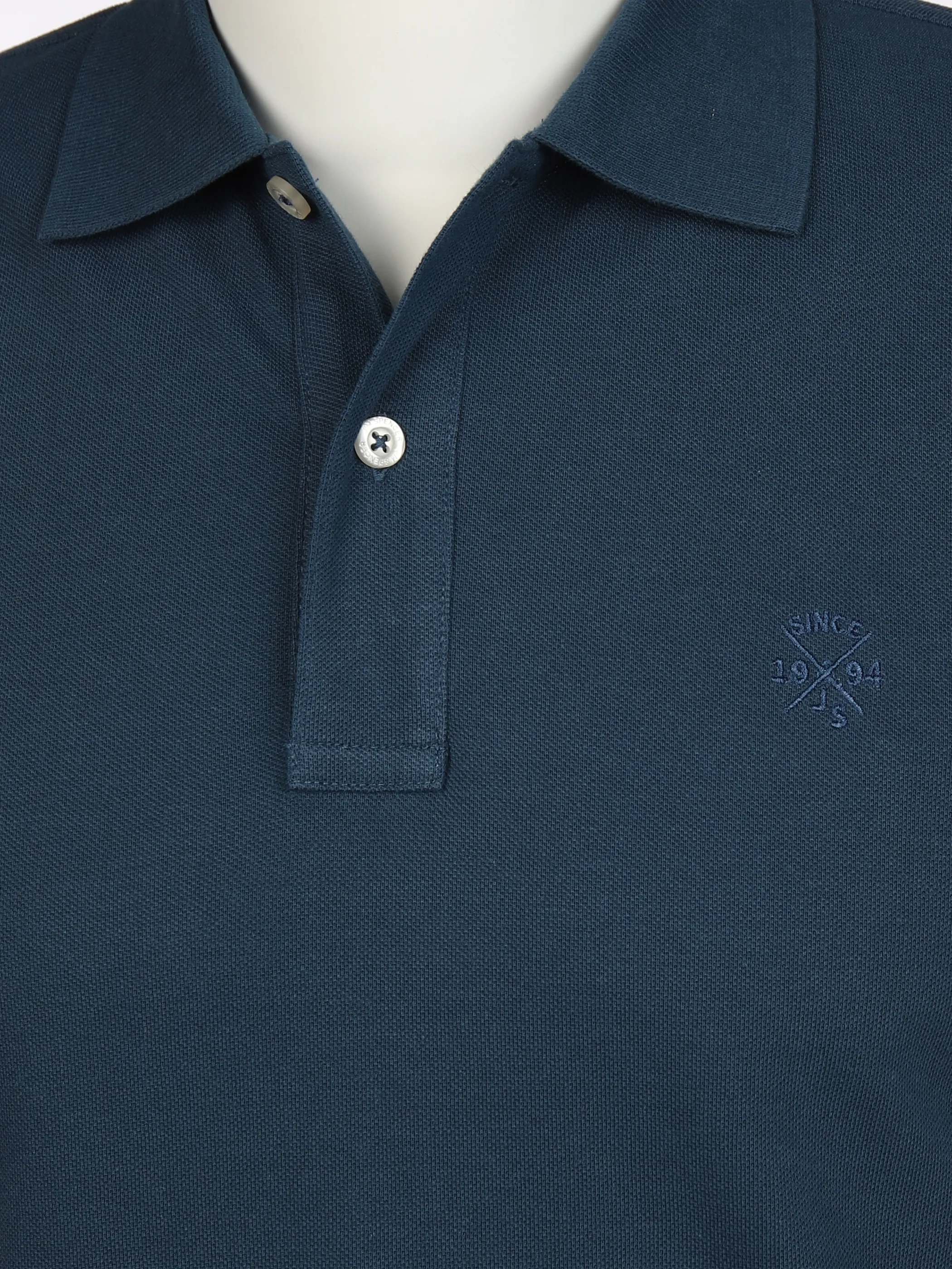 Jim Spencer He. Poloshirt 1/2 Arm uni basic Blau 890322 JEANS 3 Jim Spencer He. Poloshirt 1/2 Arm uni basic Blau 890322 JEANS 3