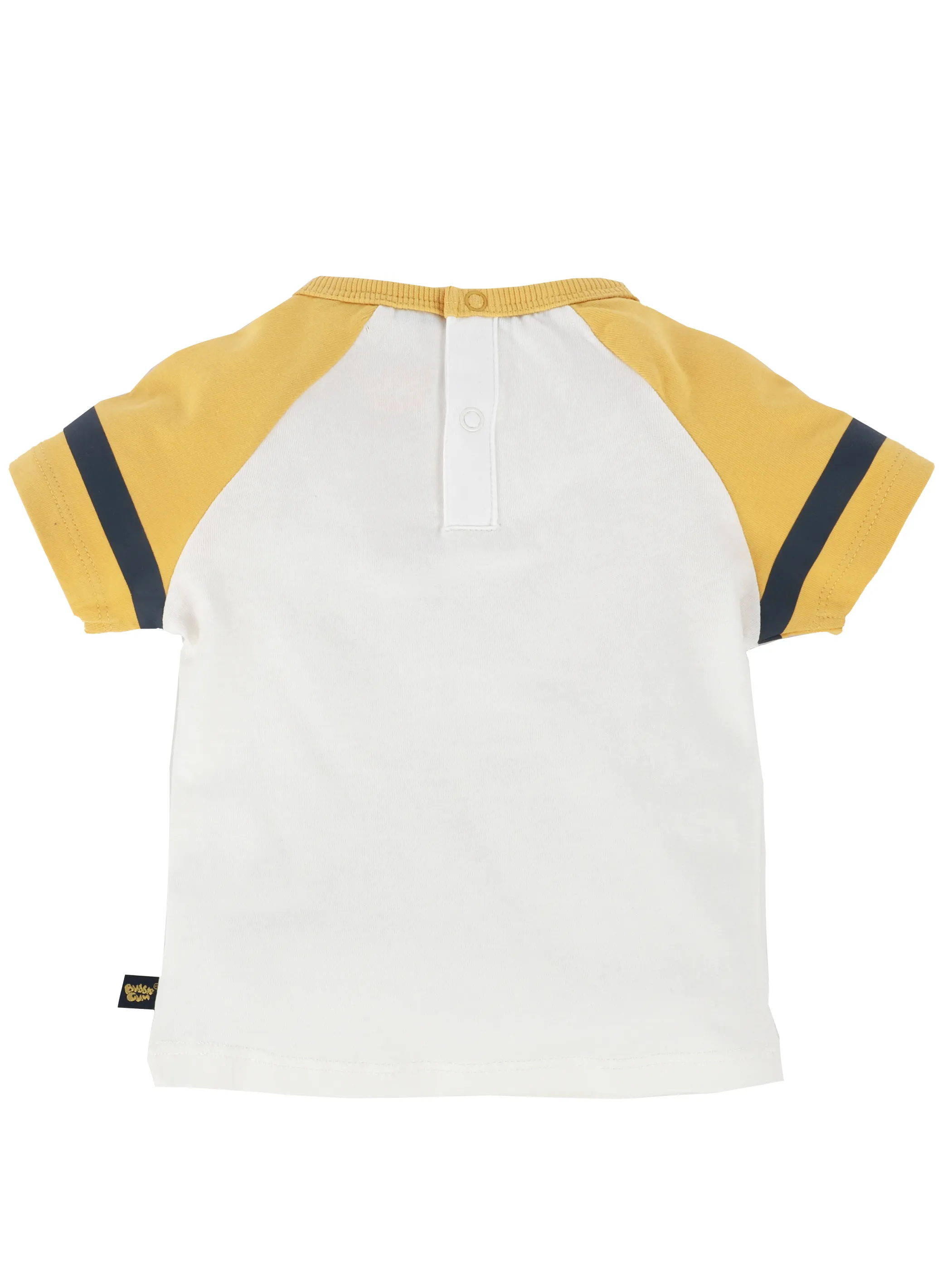 Bubble Gum BJ T-Shirt Kontrast Raglan Ärmeln und Frontprint Weiß 905532 WEIß 2 Bubble Gum BJ T-Shirt Kontrast Raglan Ärmeln und Frontprint Weiß 905532 WEIß 2