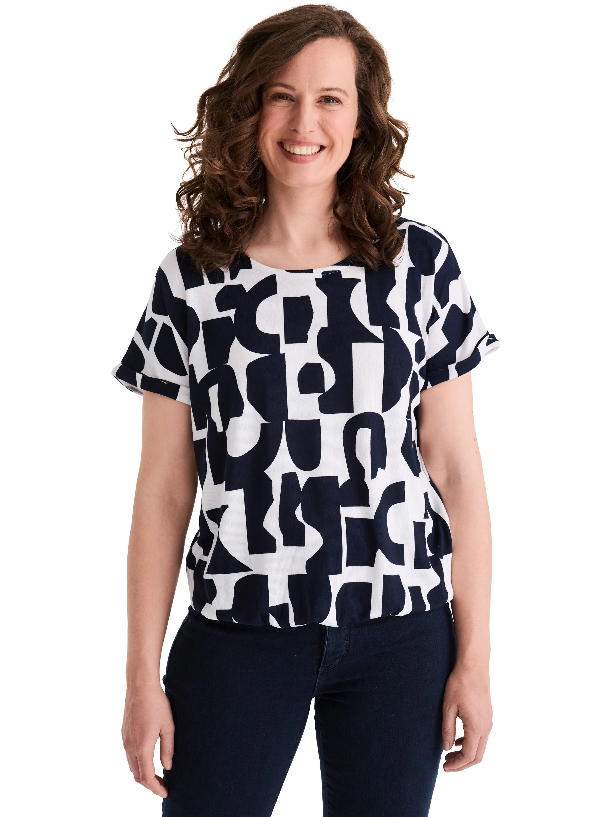 Stooker DOB 23160030009105 Da. T-Shirts / Blau 928308 9105 1