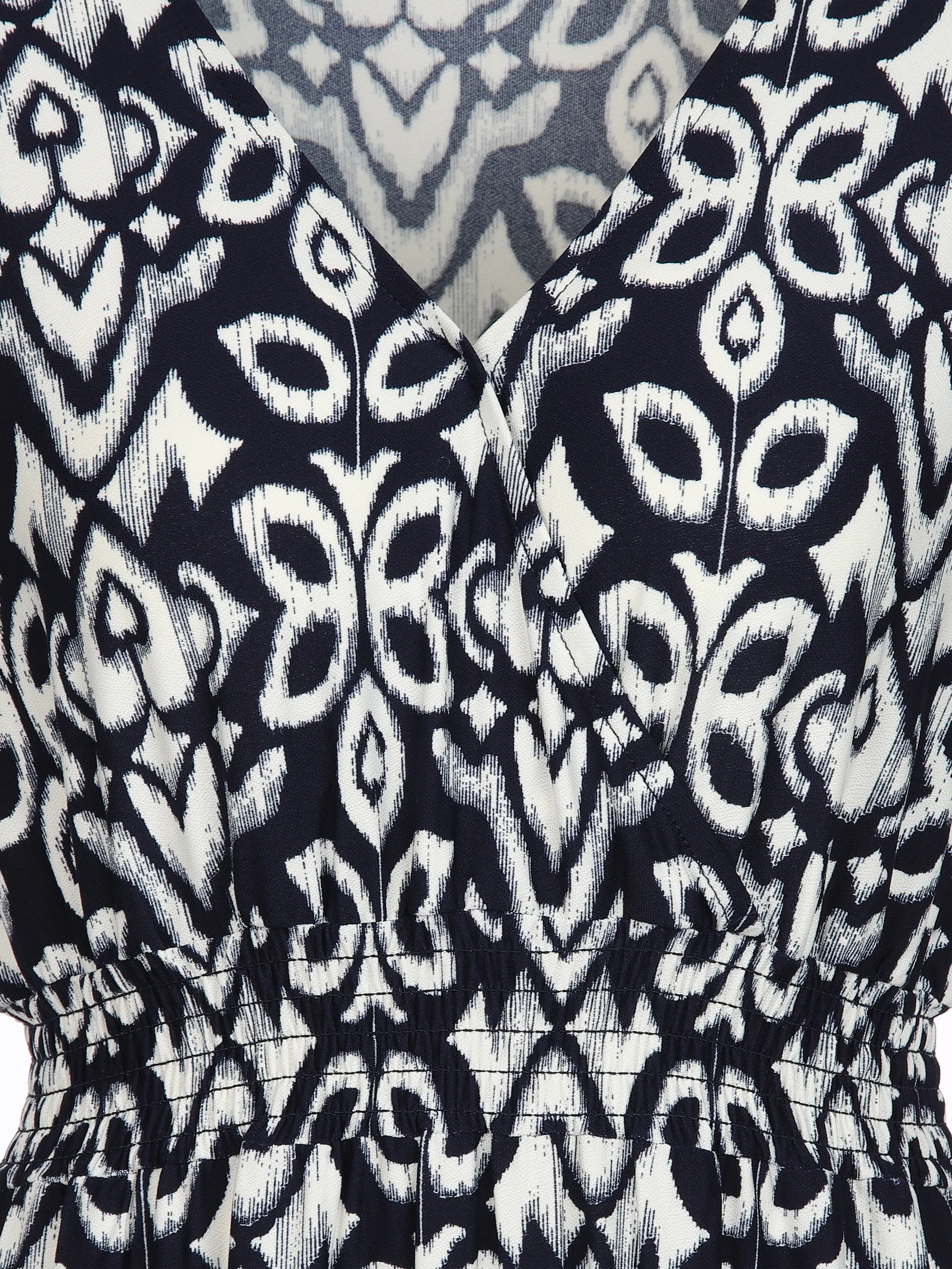 Sure Da-Jersey-Kleid Alloverprint Marine 891830 NAVYOFF 3