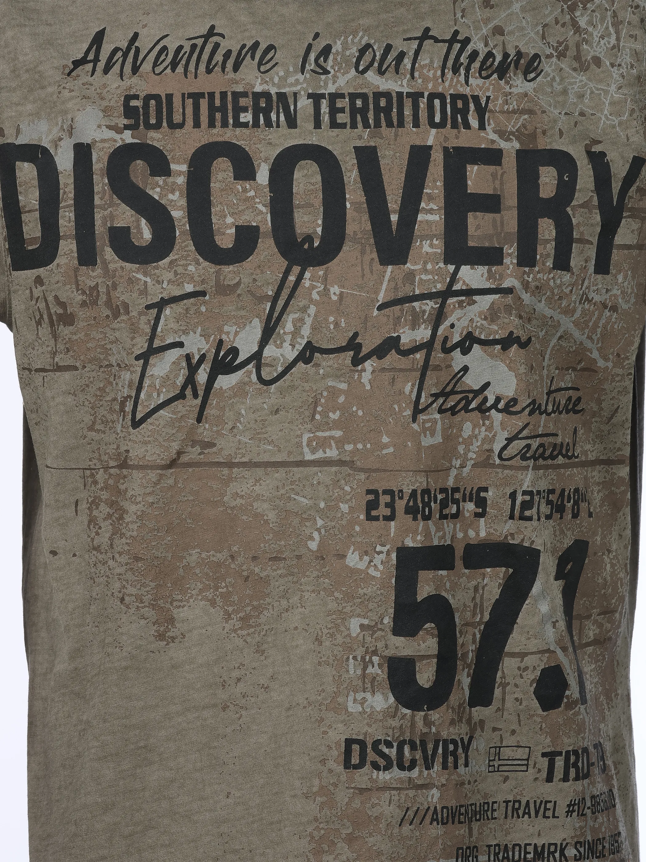 Southern Territory He. Muscleshirt allover washer Braun 925214 BROWN 3