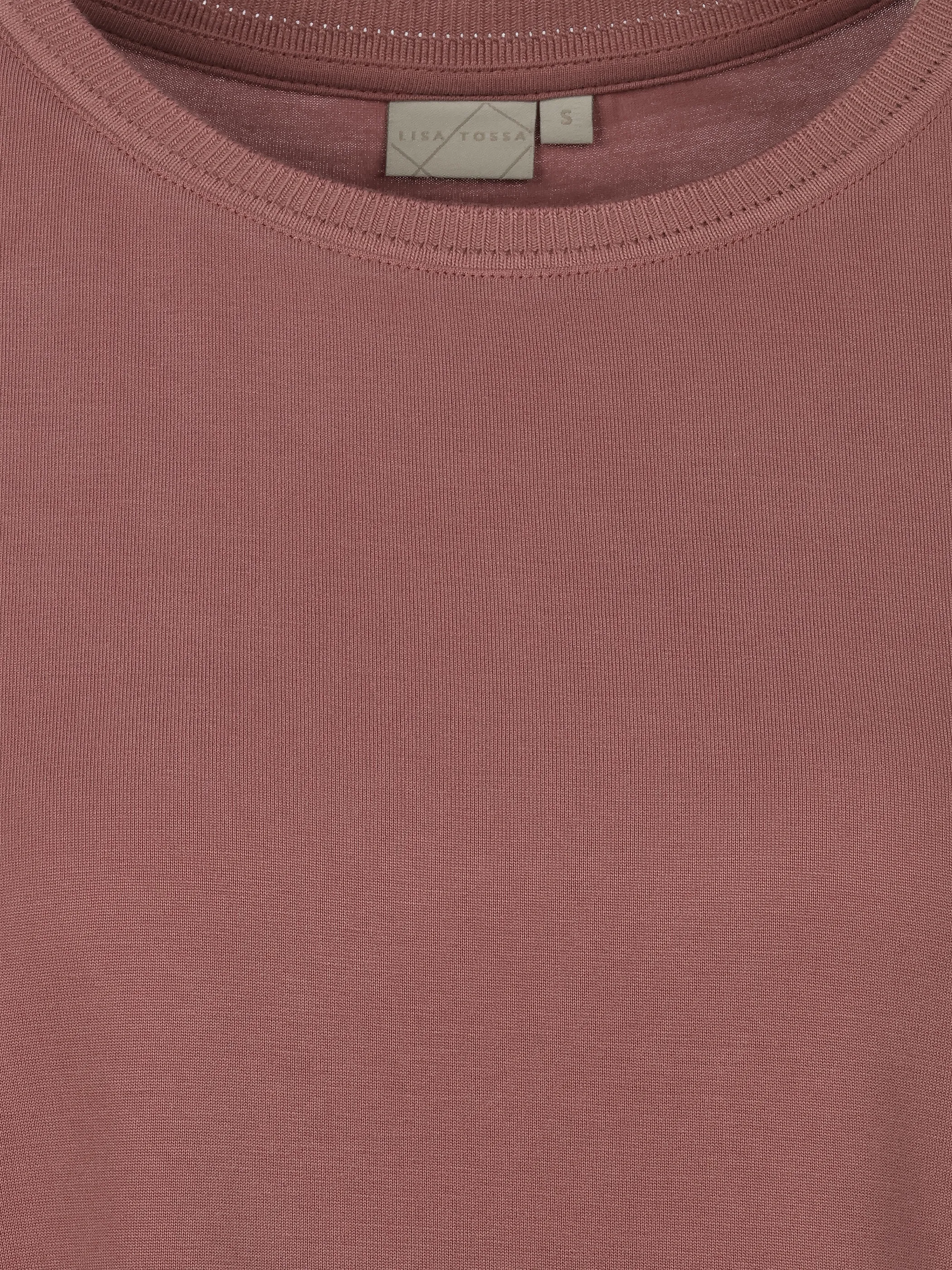 Lisa Tossa Da-T-Shirt m. Strickbündchen Lila 924897 MAUVE 3