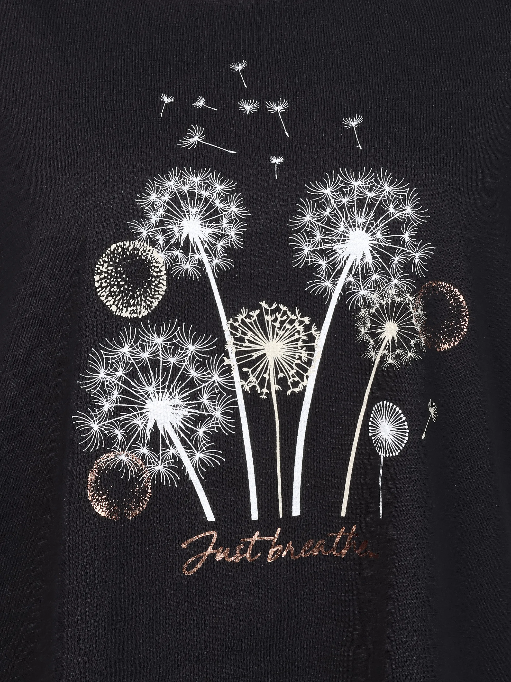 Sure Da-T-Shirt m. Frontprint Schwarz 922345 BLACK 3