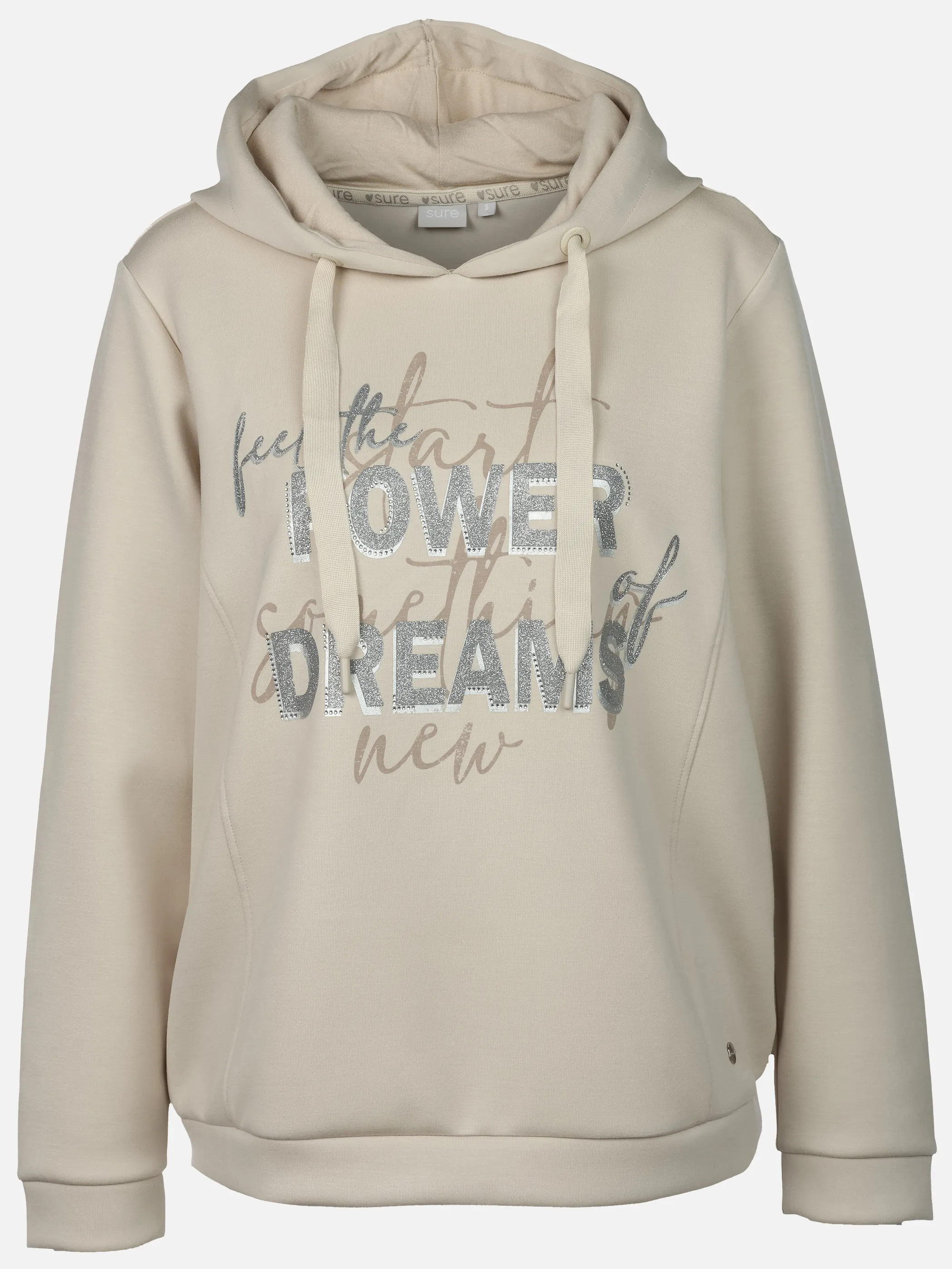 Sure Da-Sweatshirt m. Kapuze Beige 920892 OAK 1