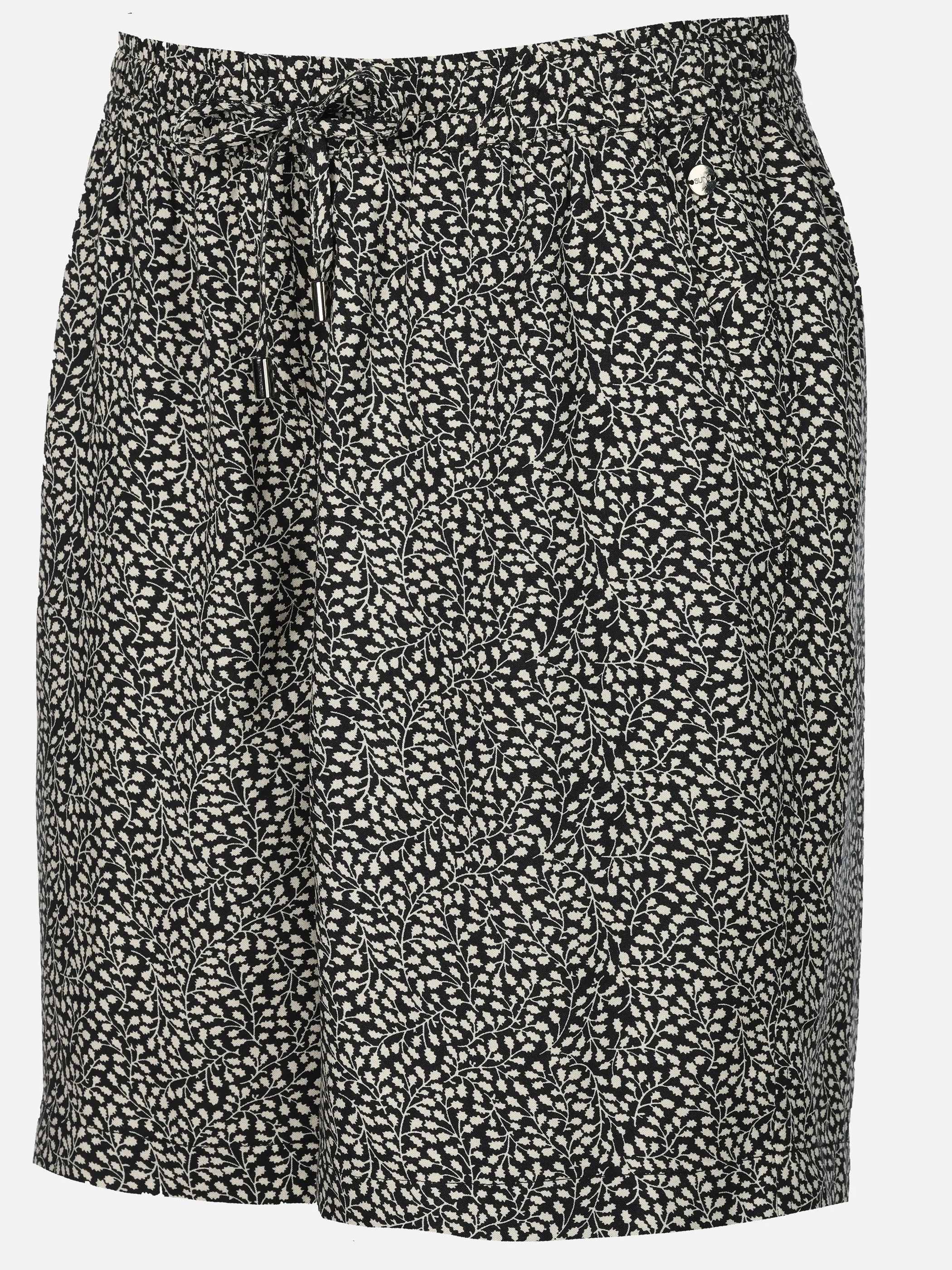 Sure Da-Shorts m. Print Schwarz 924236 BLACK LEAF 3