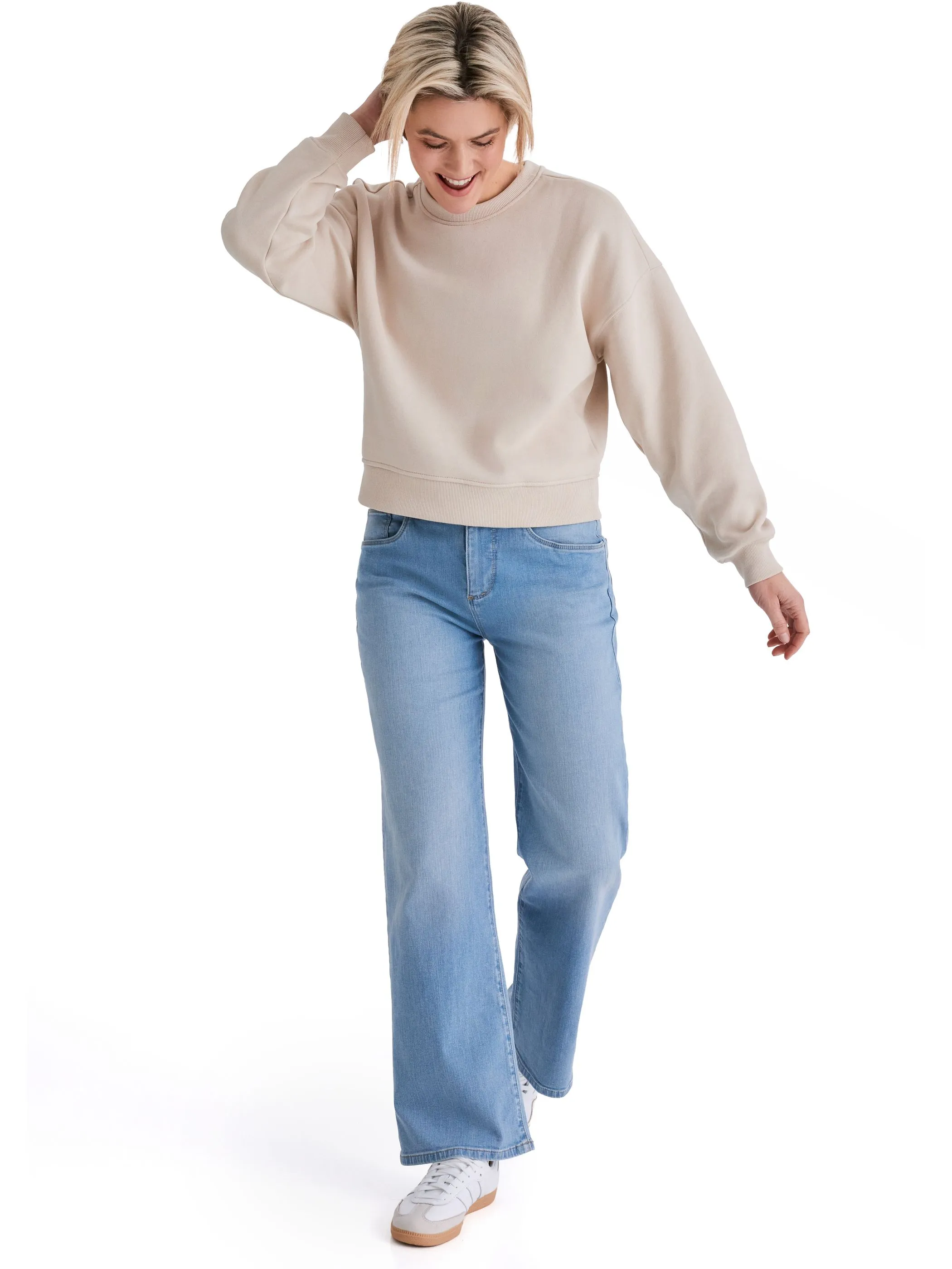 Stooker DOB 22400090007935 Da. Hosen lang, Blau 928288 7935 4