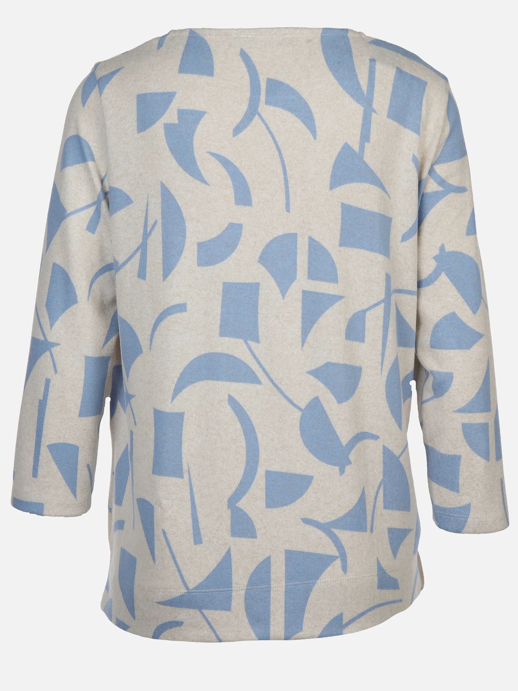 Sure Da-Printshirt in Strickoptik Blau 893327 BLEU 2 Sure Da-Printshirt in Strickoptik Blau 893327 BLEU 2
