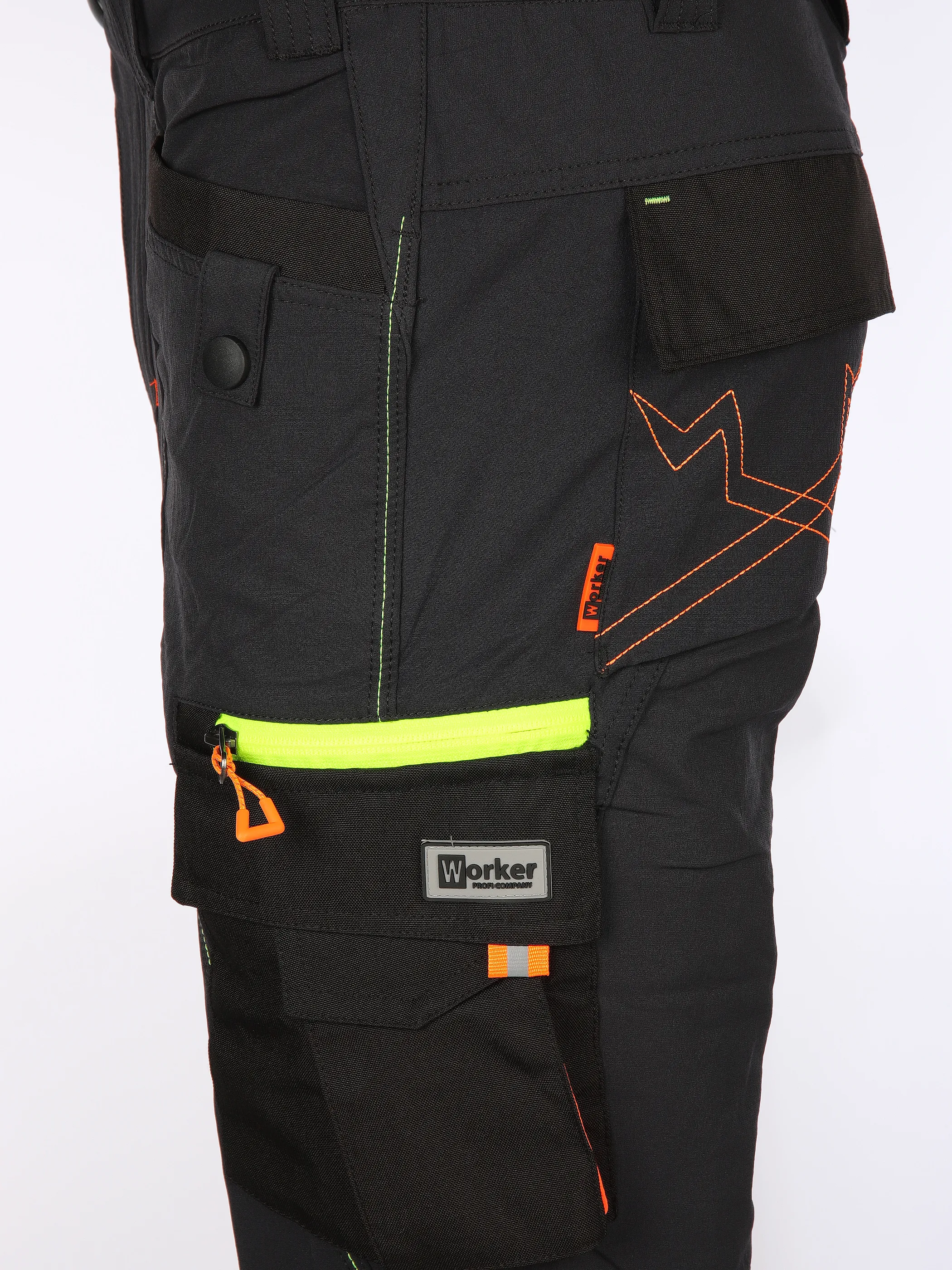 Worker He. Arbeitshose 4-Wege Stretch Grau 903708 ANTHRA 4