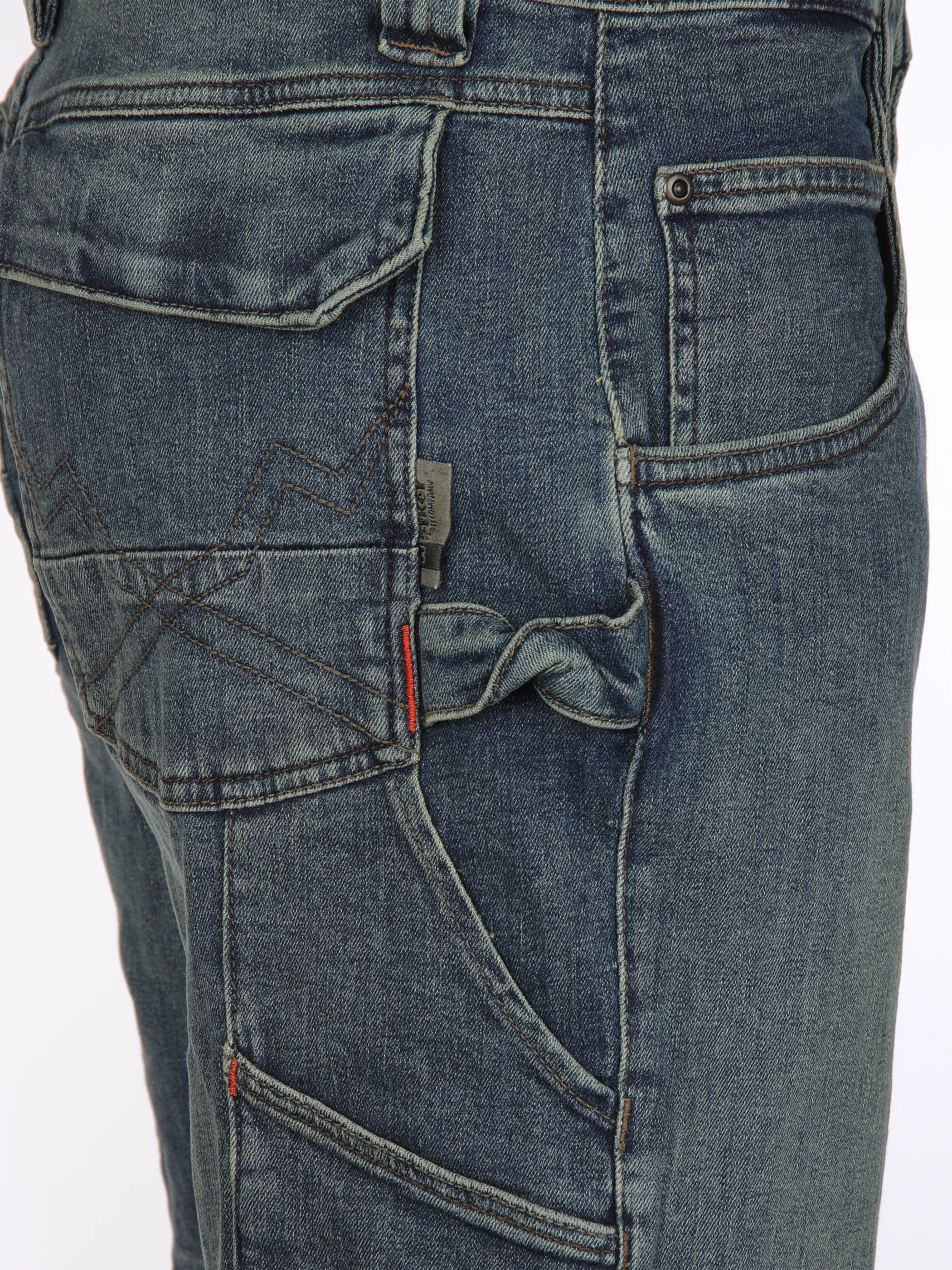 Worker He. Berufsjeansshorts Cargo Blau 908681 7949 4 Worker He. Berufsjeansshorts Cargo Blau 908681 7949 4